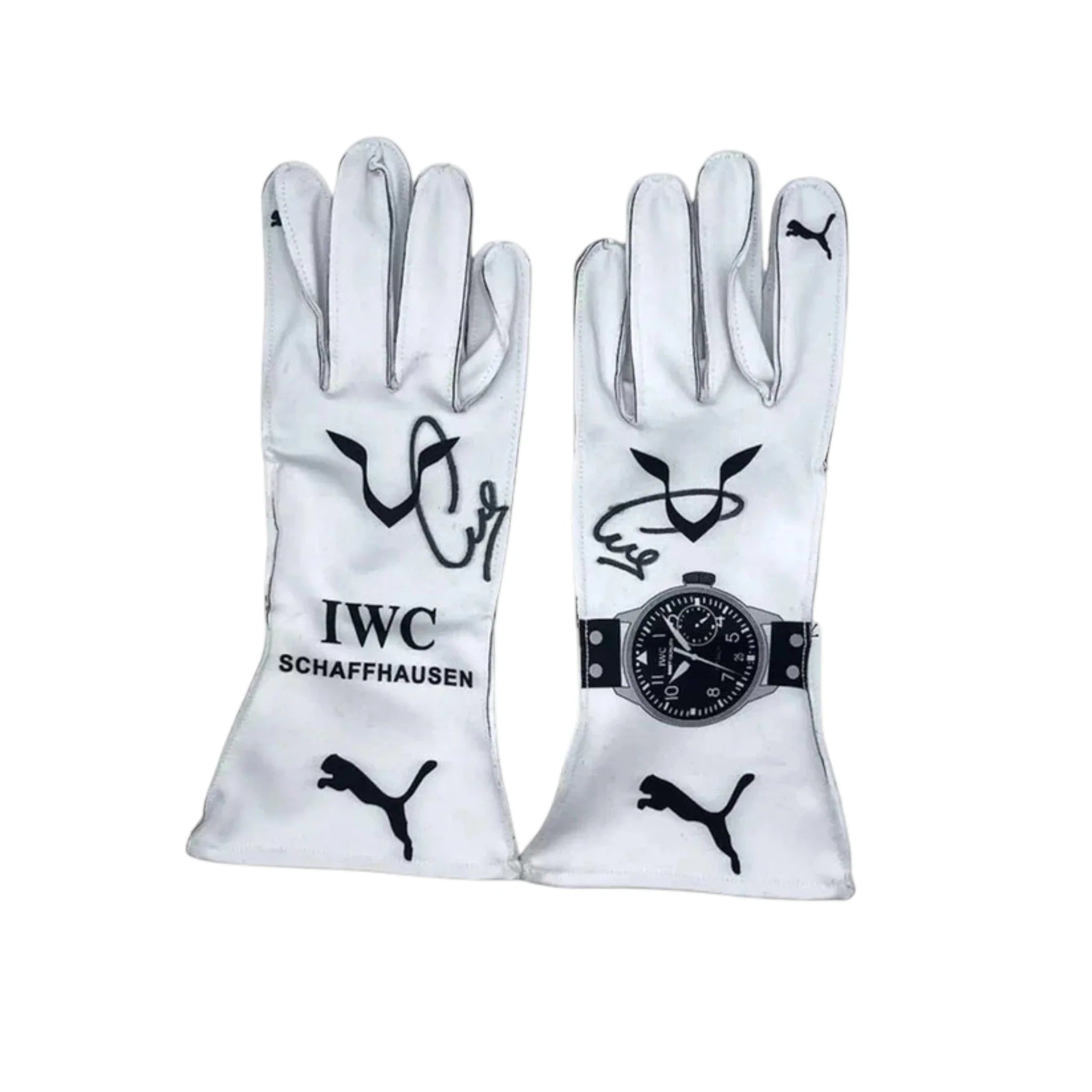 Lewis Hamilton 2018 Mercedes-AMG Petronas F1 Racing Gloves product view - Grand Flex Racewear