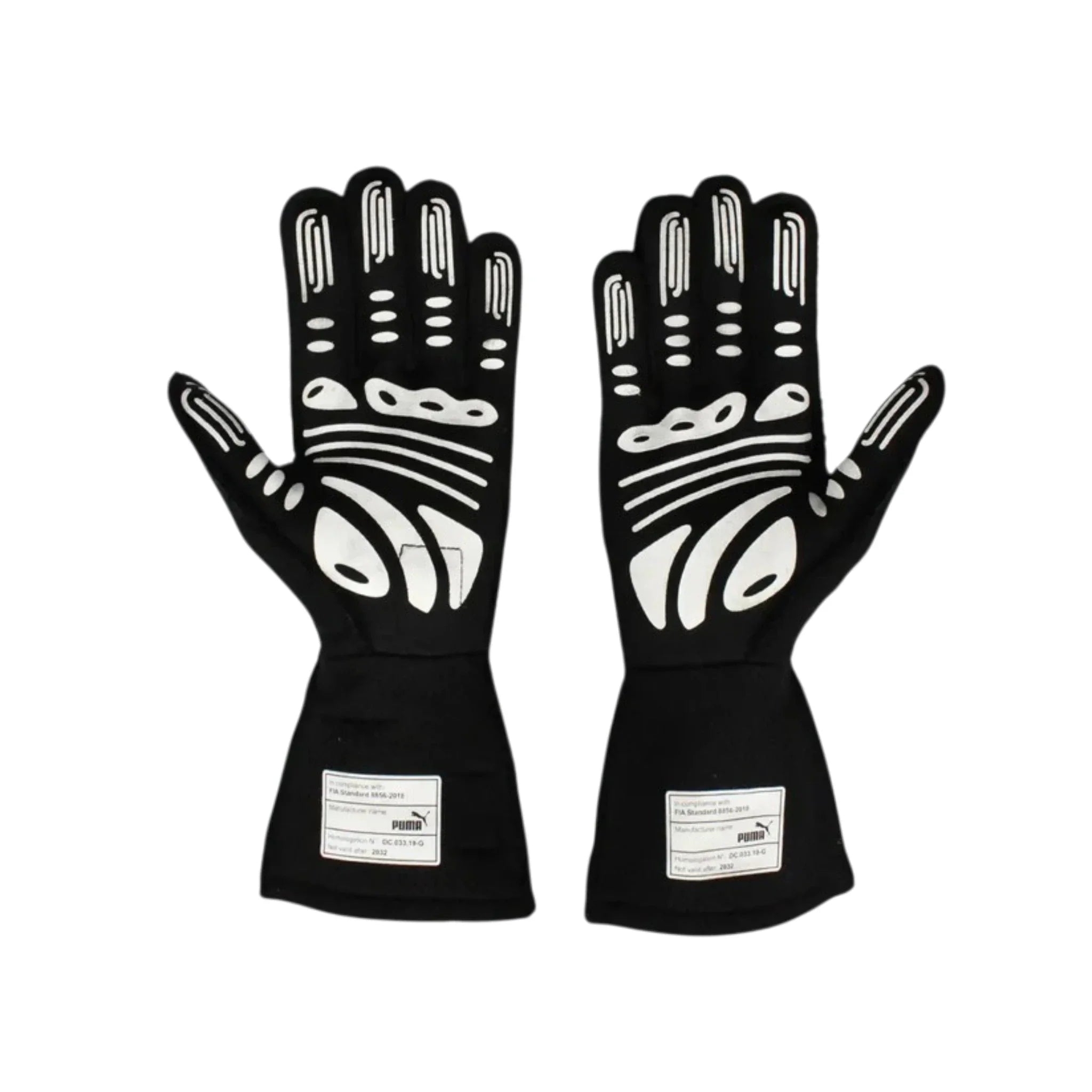 Lewis Hamilton 2022 Mercedes-AMG Petronas F1 Racing Gloves detail view 2 - Grand Flex Racewear