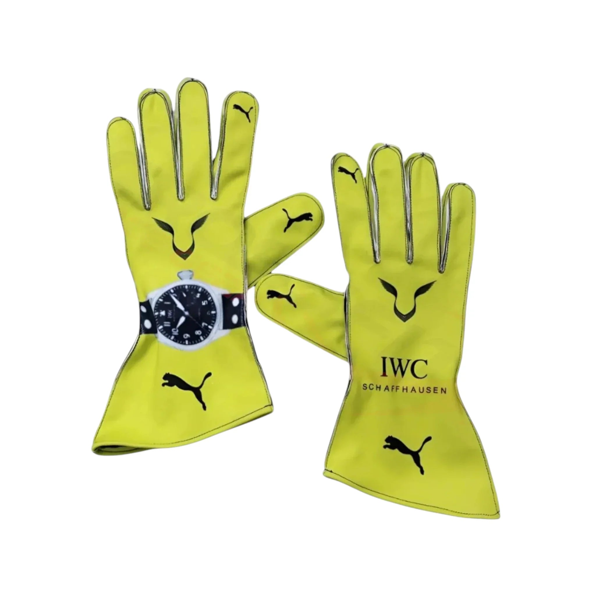 Lewis Hamilton 2024 Mercedes-AMG Petronas F1 Racing Gloves detail view 2 - Grand Flex Racewear