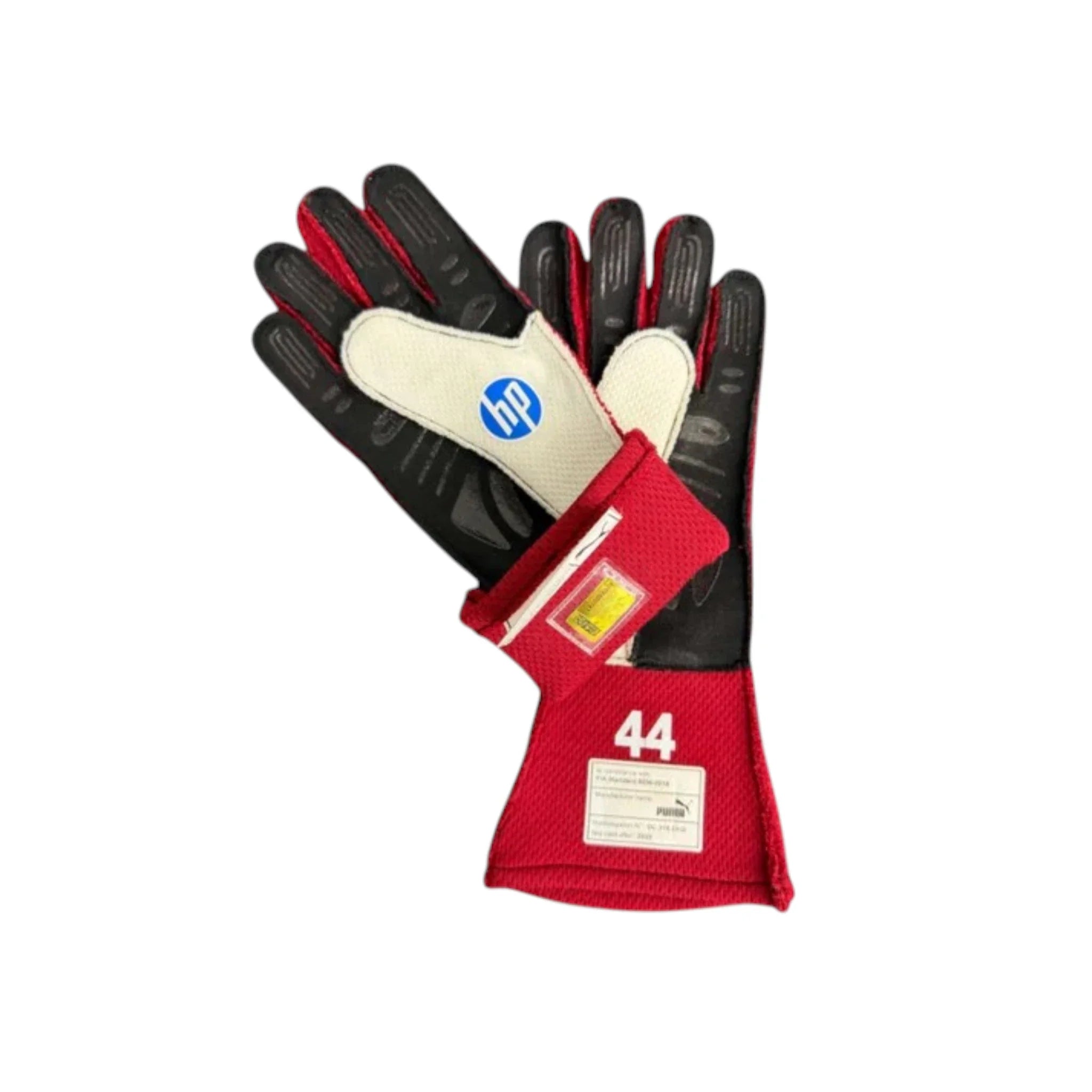 Lewis Hamilton 2025 Ferrari F1 Racing Gloves detail view 5 - Grand Flex Racewear