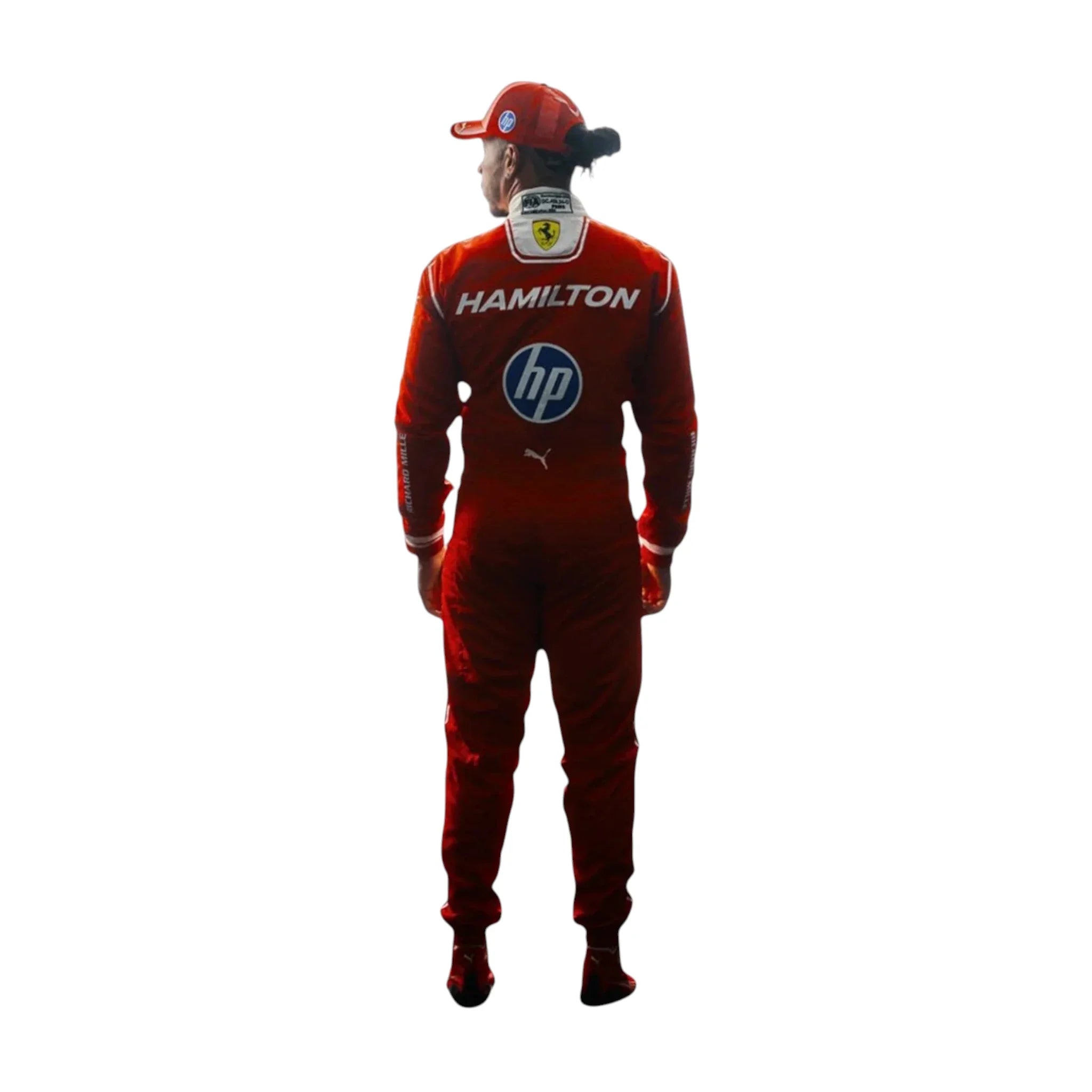 Lewis Hamilton 2026 Ferrari F1 Race Suit detail view 3 - Grand Flex Racewear