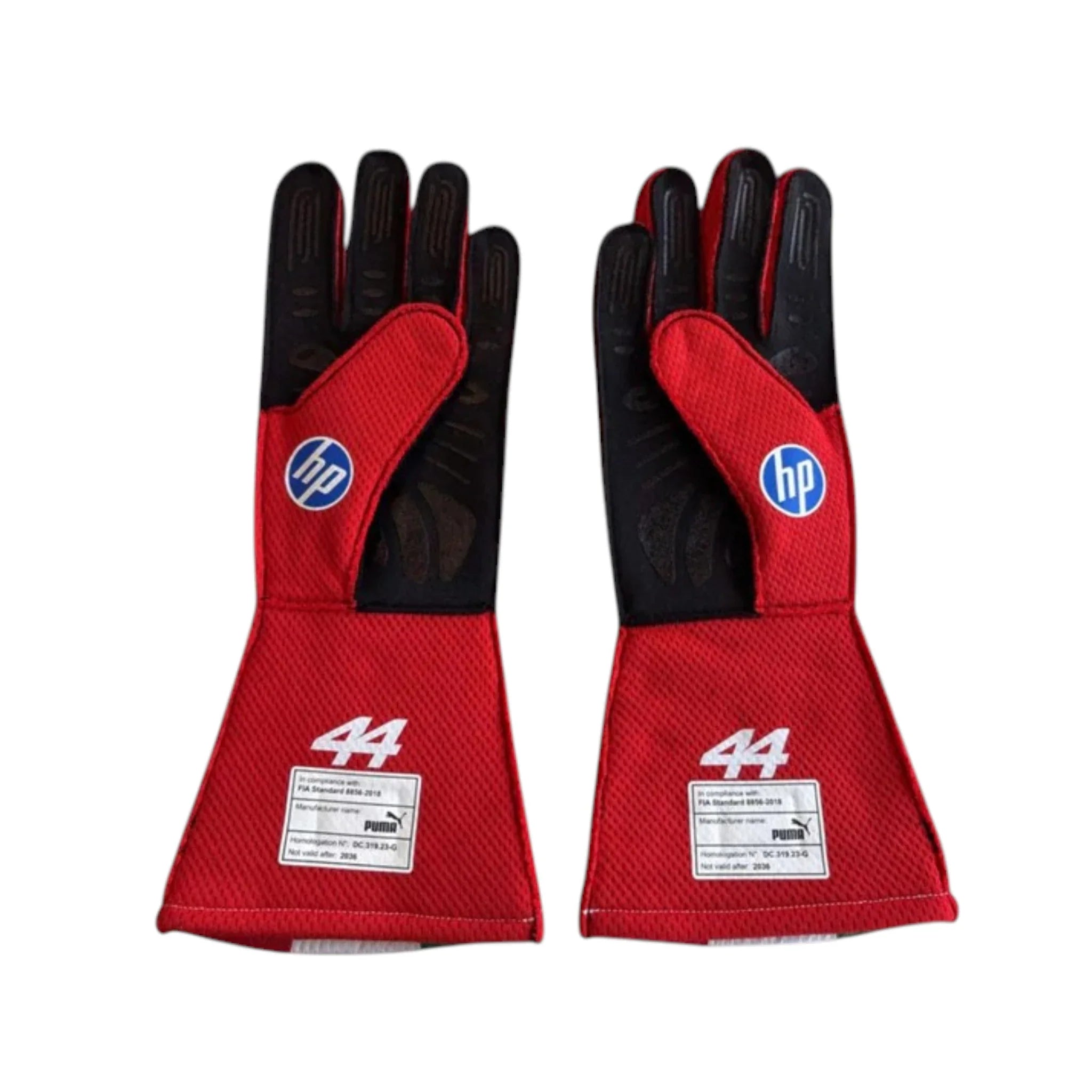 Lewis Hamilton 2026 Ferrari Monaco GP F1 Racing Gloves detail view 2 - Grand Flex Racewear