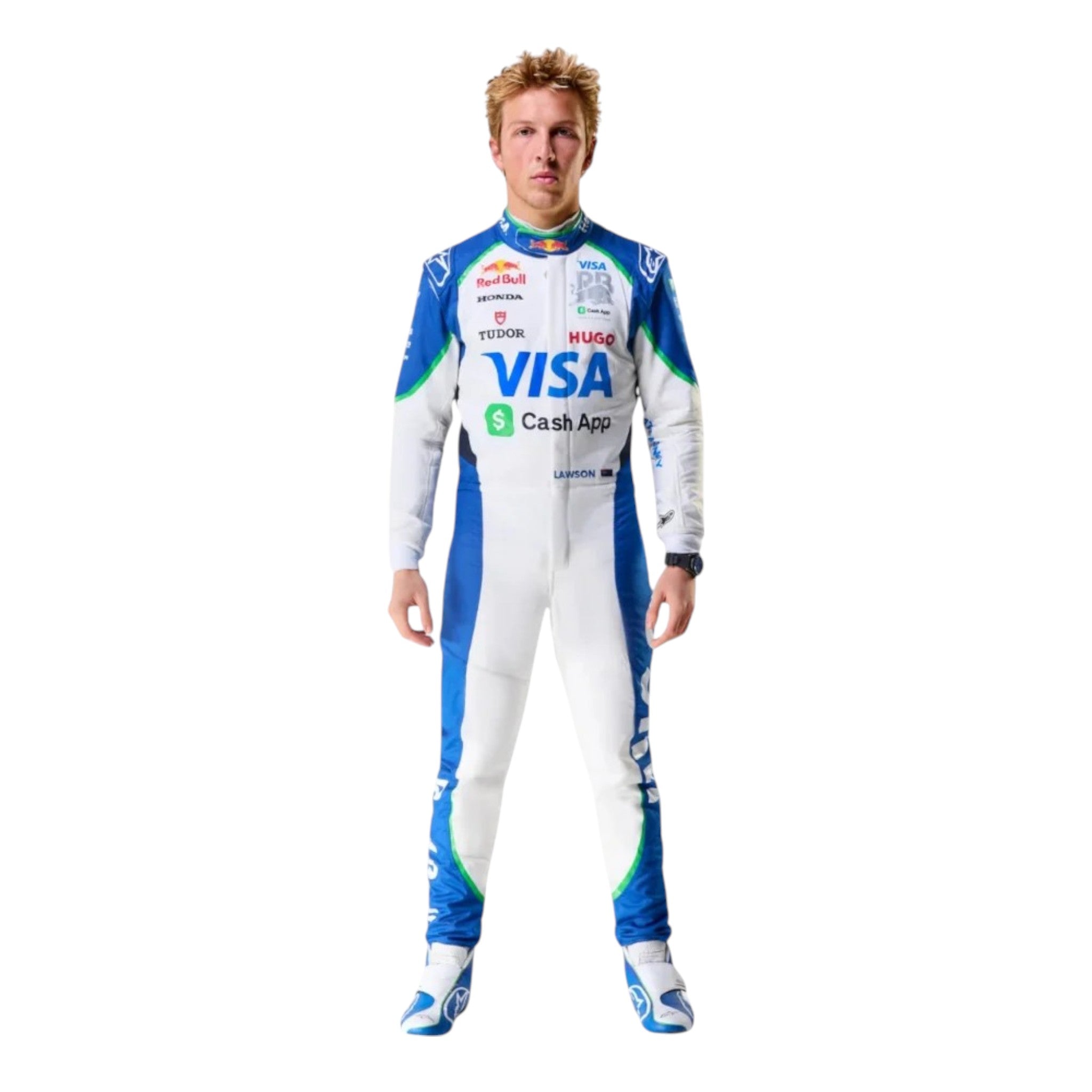 Liam Lawson 2025 Racing Bulls F1 Race Suit detail view 2 - Grand Flex Racewear