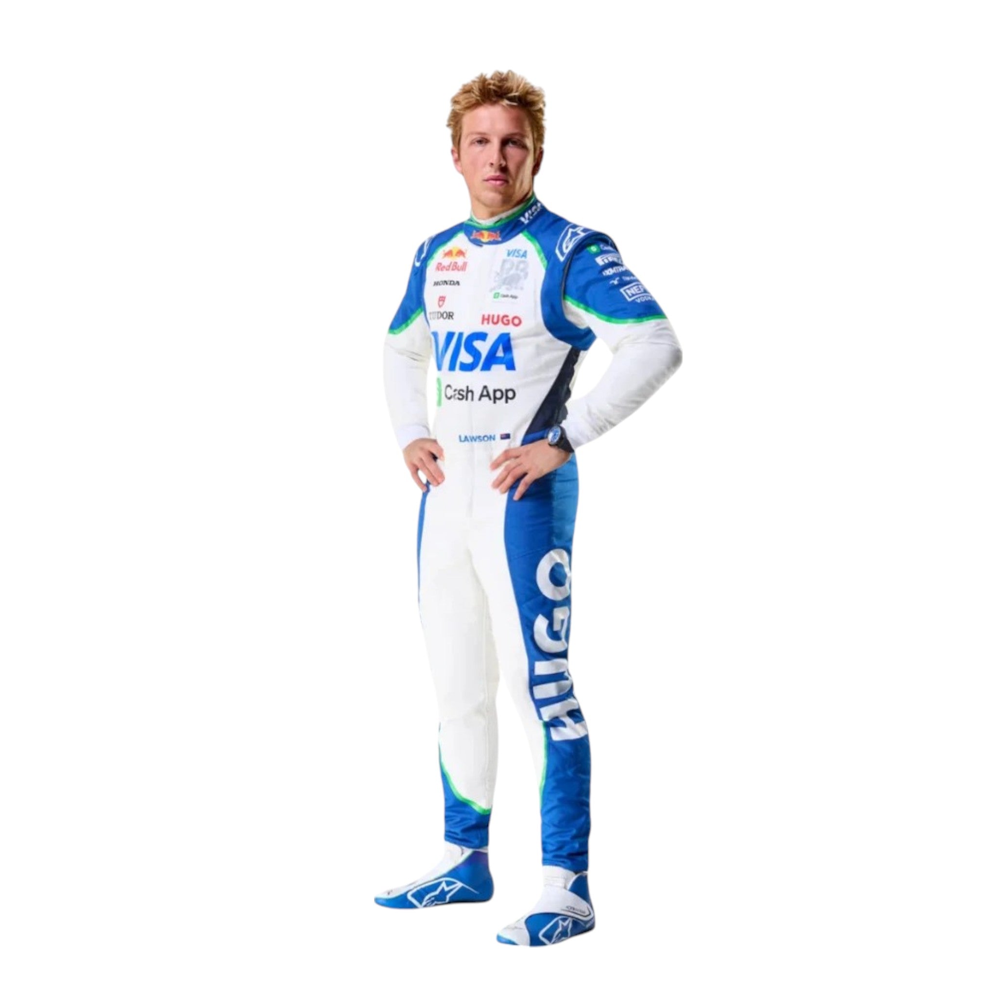 Liam Lawson 2025 Racing Bulls F1 Race Suit detail view 4 - Grand Flex Racewear