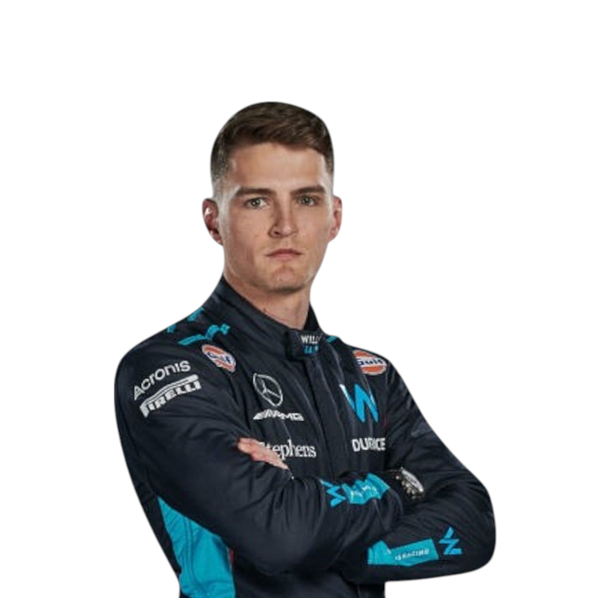 Logan Sargeant 2023 Williams F1 Race Suit detail view 3 - Grand Flex Racewear