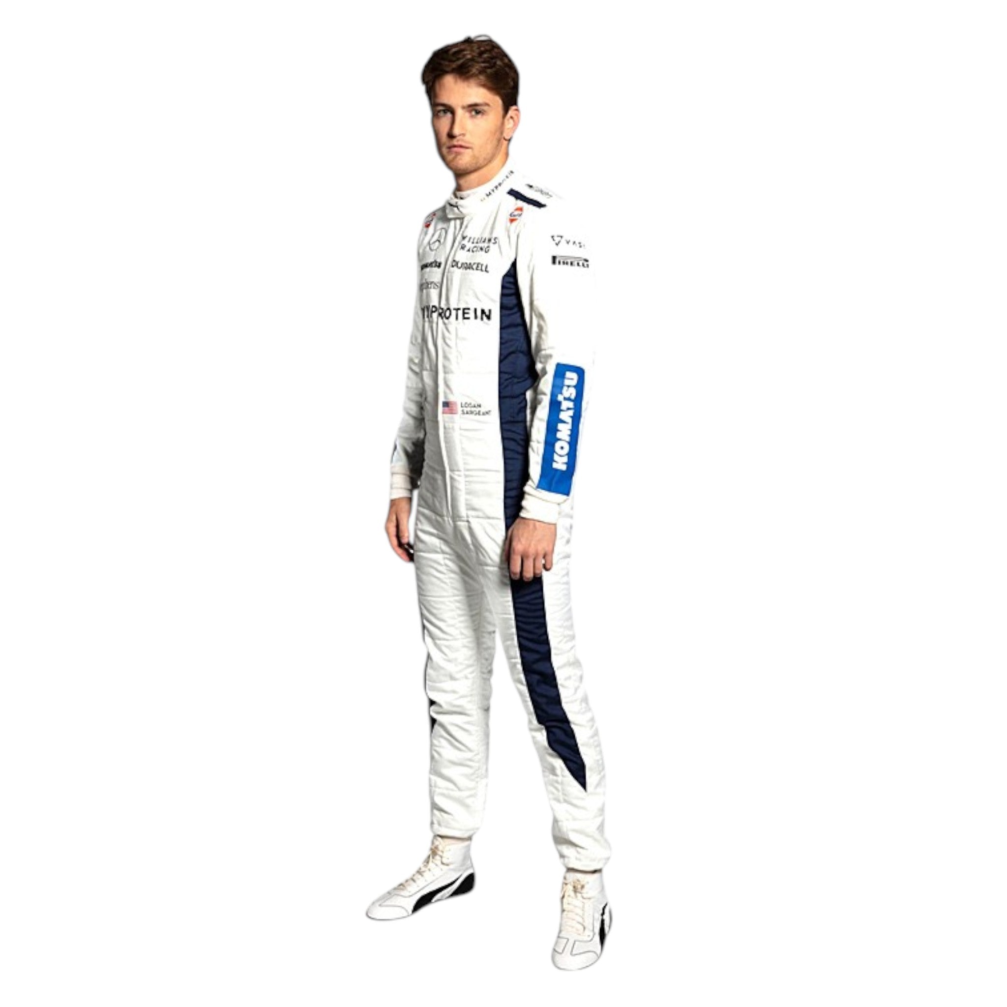 Logan Sargeant 2024 Williams F1 Race Suit detail view 5 - Grand Flex Racewear