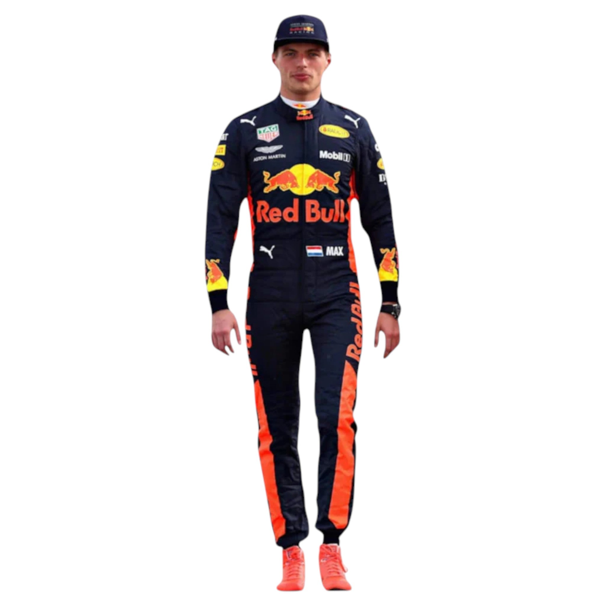 Max Verstappen 2017 Red Bull F1 Race Suit product view - Grand Flex Racewear