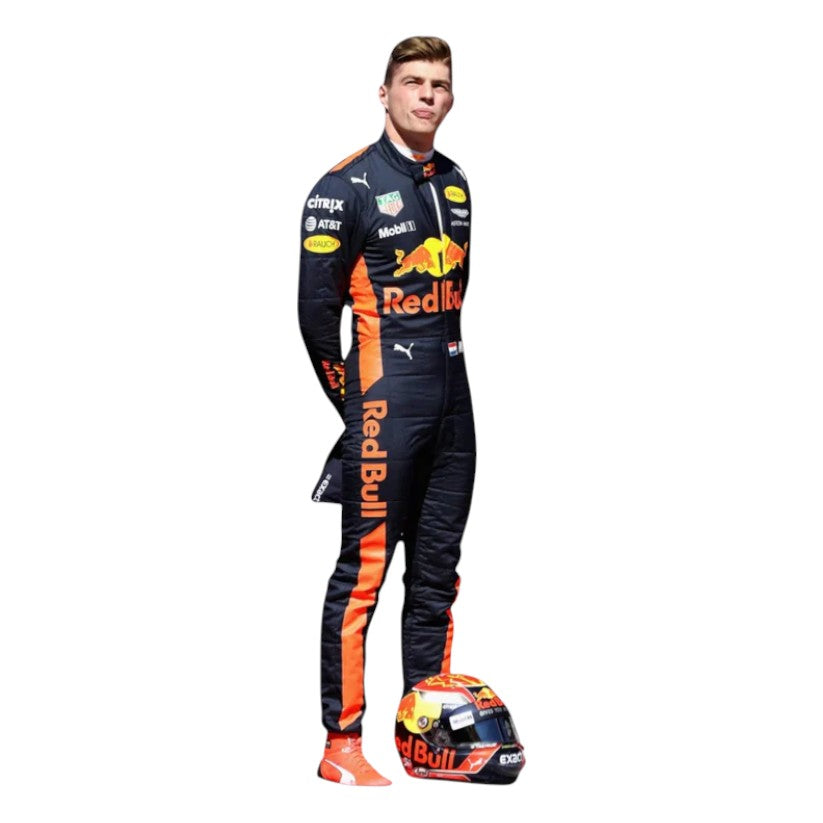 Max Verstappen 2017 Red Bull F1 Race Suit detail view 2 - Grand Flex Racewear
