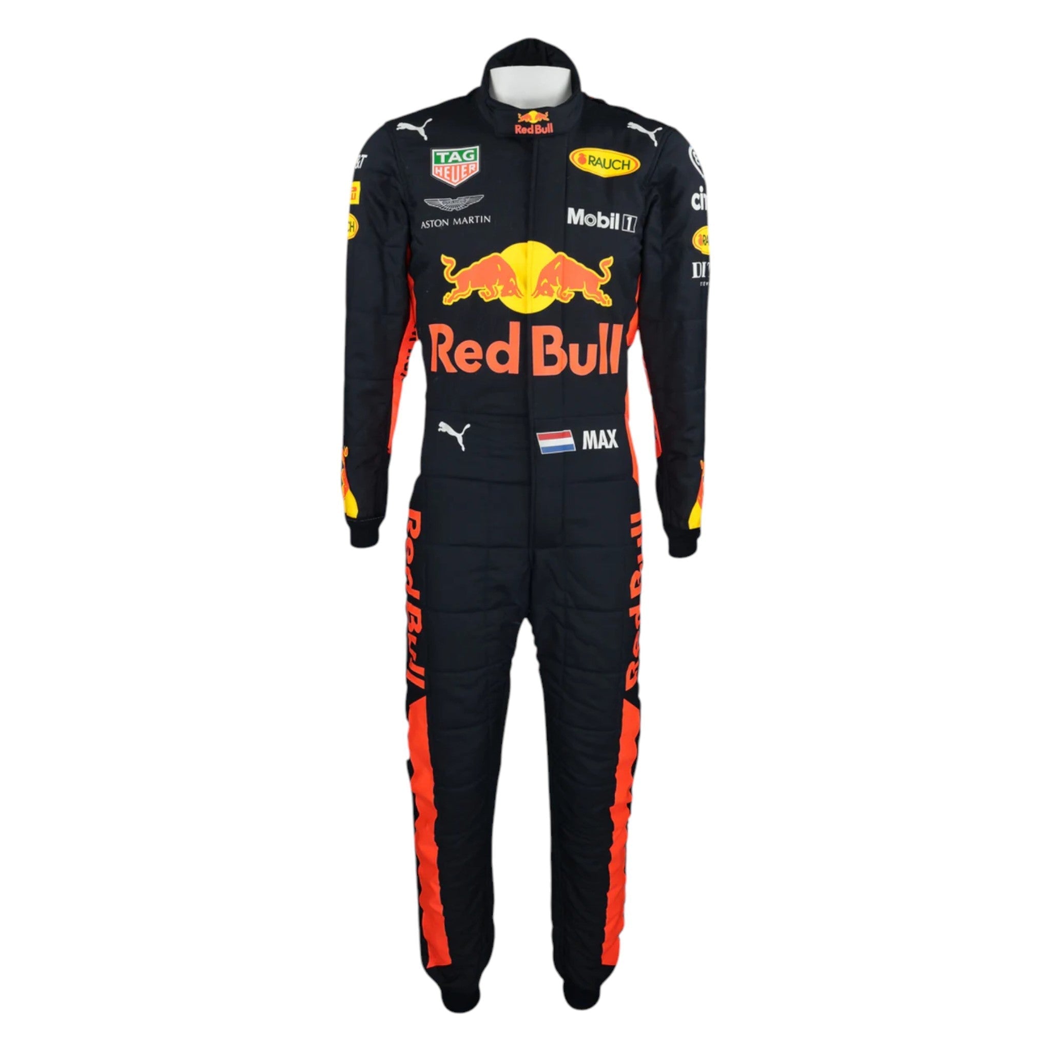 Max Verstappen 2018 Red Bull F1 Race Suit detail view 3 - Grand Flex Racewear
