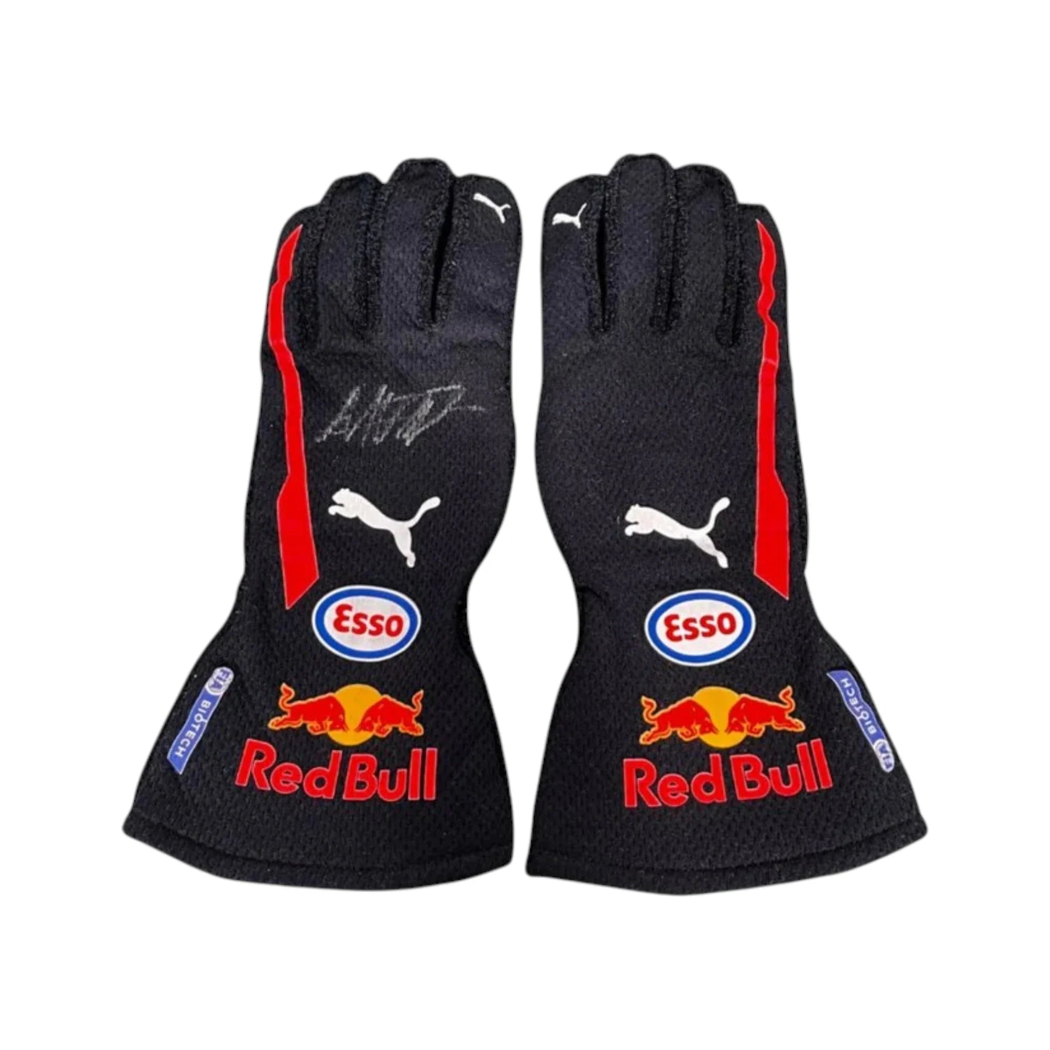Max Verstappen 2018 Red Bull F1 Racing Gloves product view - Grand Flex Racewear
