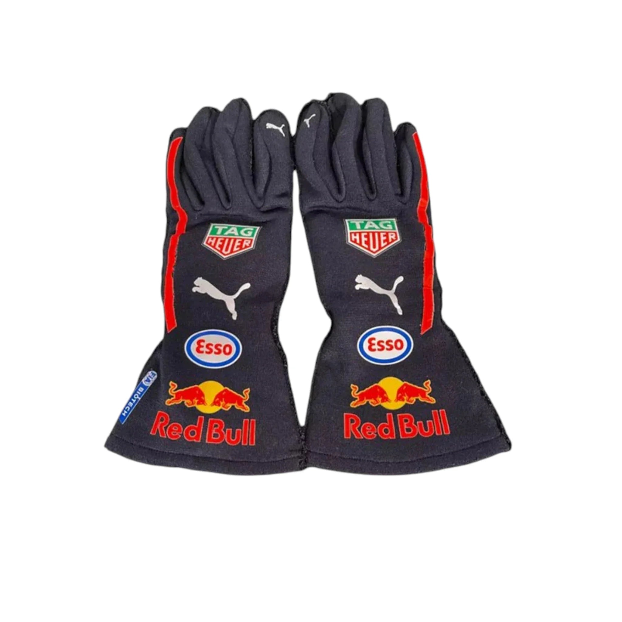 Max Verstappen 2020 Red Bull F1 Racing Gloves product view - Grand Flex Racewear