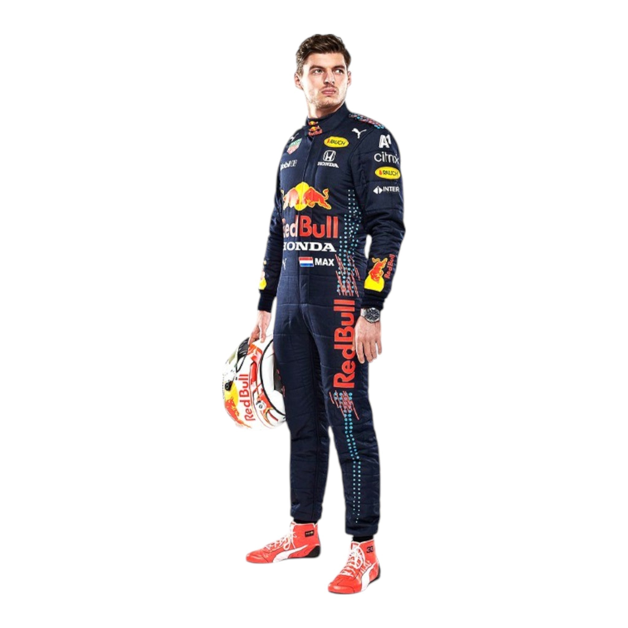 Max Verstappen 2021 Red Bull F1 Race Suit detail view 2 - Grand Flex Racewear
