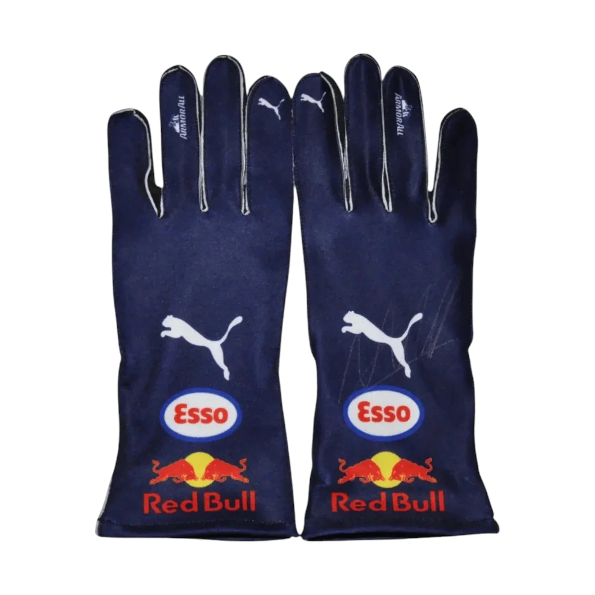 Max Verstappen 2022 Red Bull F1 Racing Gloves product view - Grand Flex Racewear