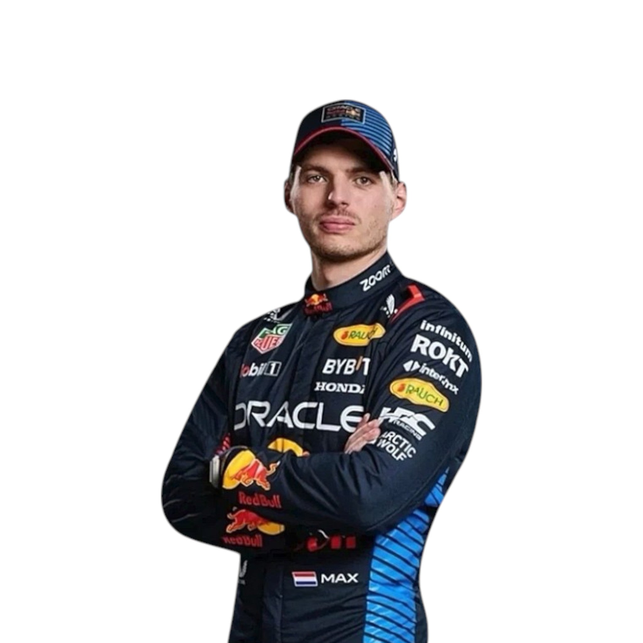 Max Verstappen 2024 Red Bull F1 Race Suit detail view 2 - Grand Flex Racewear