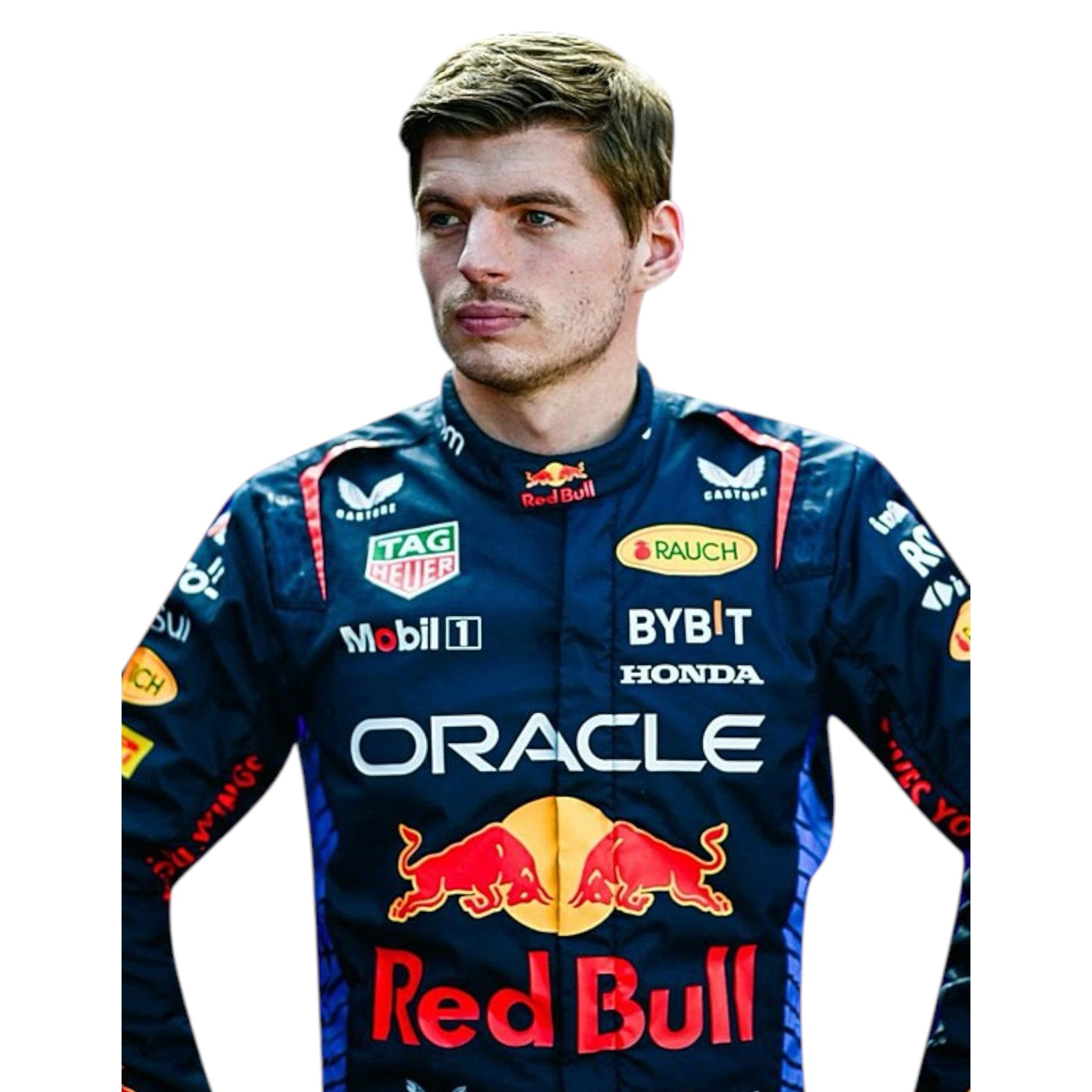 Max Verstappen 2024 Red Bull F1 Race Suit detail view 4 - Grand Flex Racewear