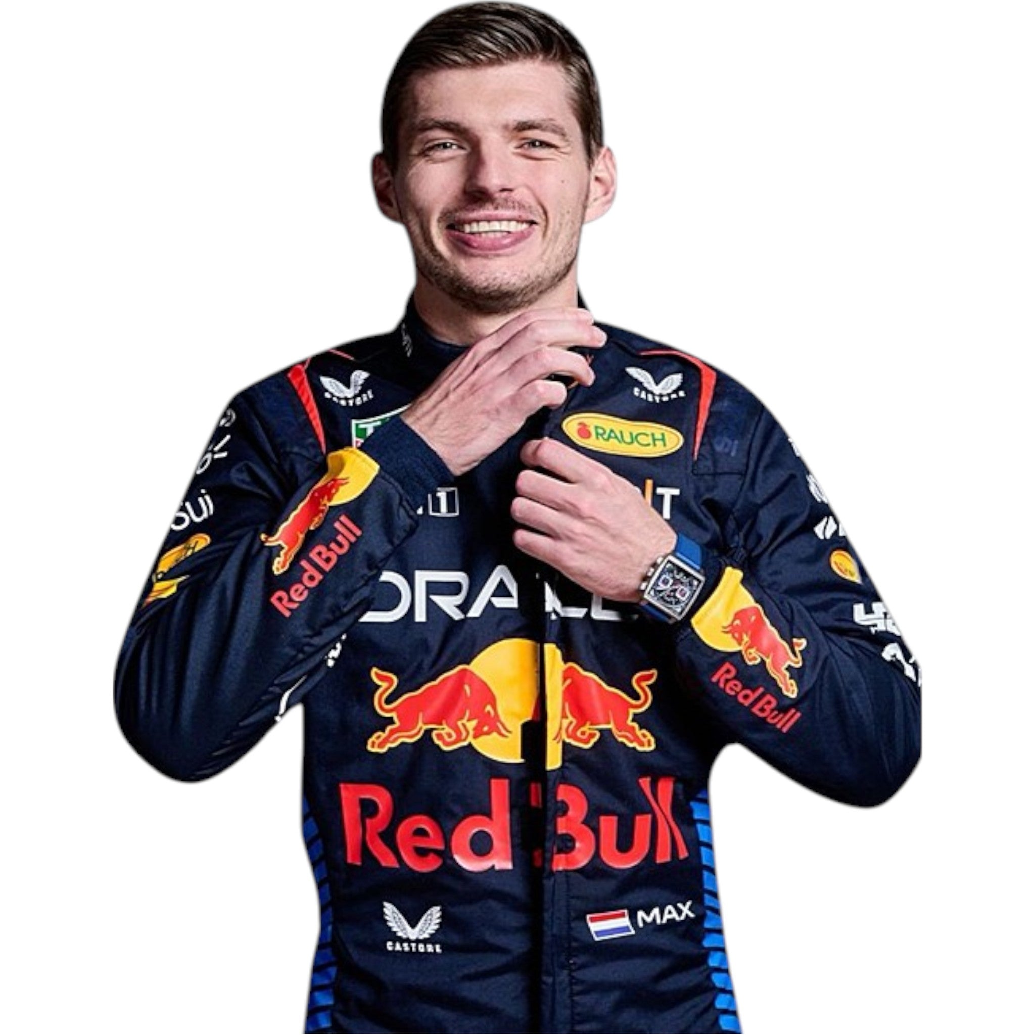 Max Verstappen 2024 Red Bull F1 Race Suit detail view 5 - Grand Flex Racewear
