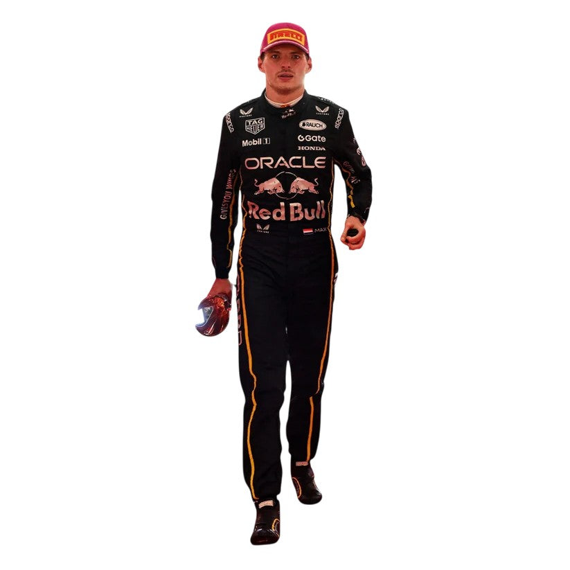 Max Verstappen 2025 Red Bull Las Vegas GP F1 Race Suit product view - Grand Flex Racewear