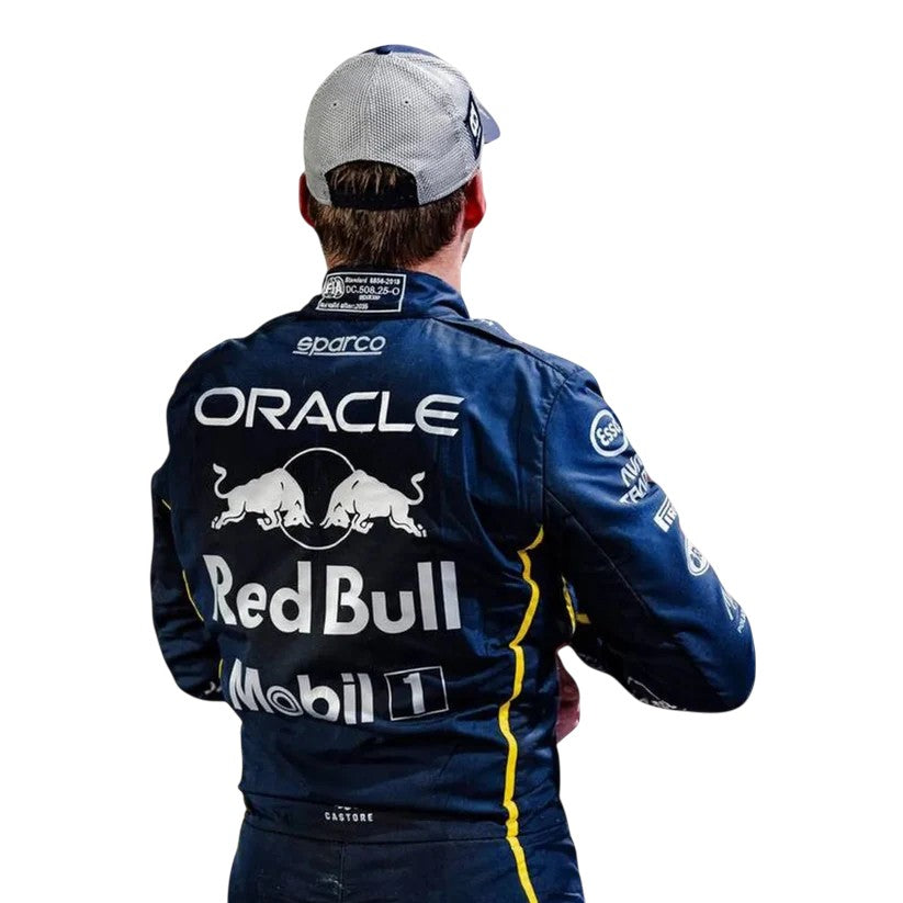 Max Verstappen 2025 Red Bull Las Vegas GP F1 Race Suit detail view 3 - Grand Flex Racewear