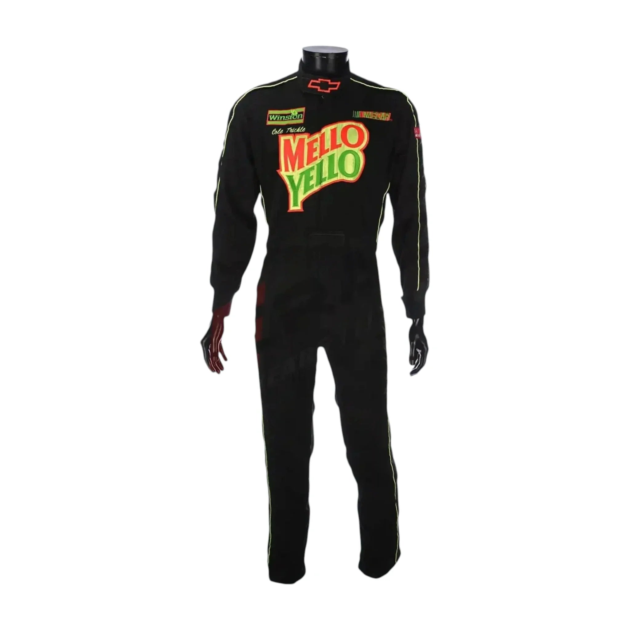 Mello Yello Sublimation Printed Go Kart Racing Suit product view - Grand Flex Racewear