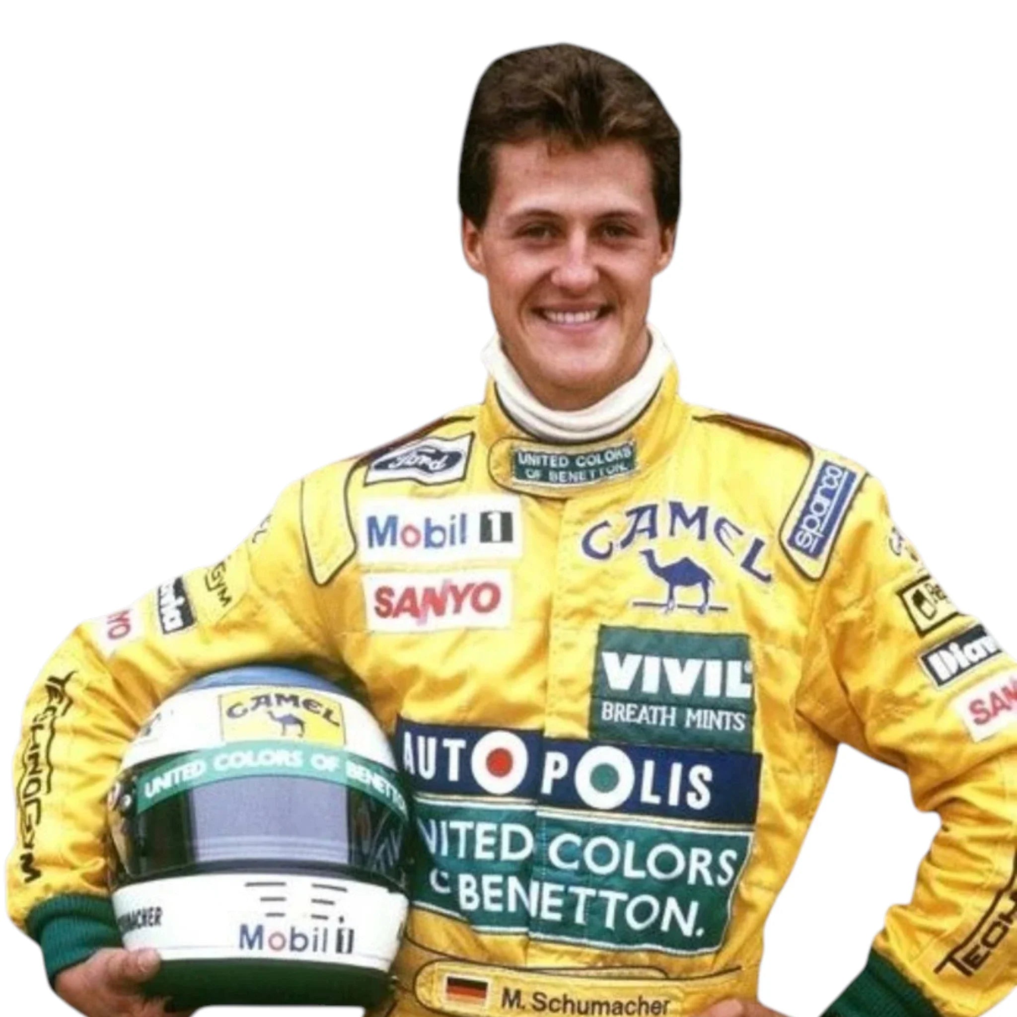 Michael Schumacher 1991 Benetton F1 Racing Suit detail view 2 - Grand Flex Racewear
