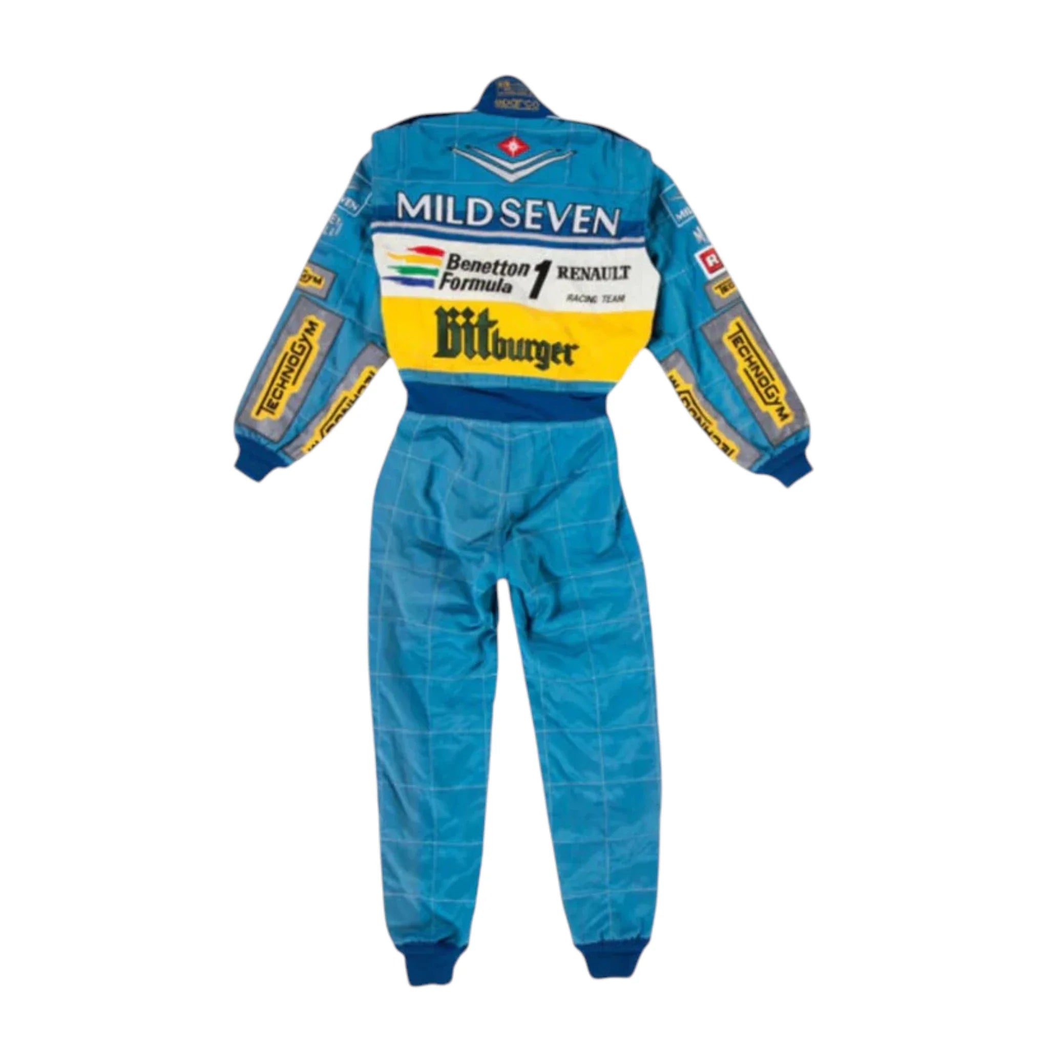 Michael Schumacher 1995 Benetton F1 Racing Suit detail view 2 - Grand Flex Racewear