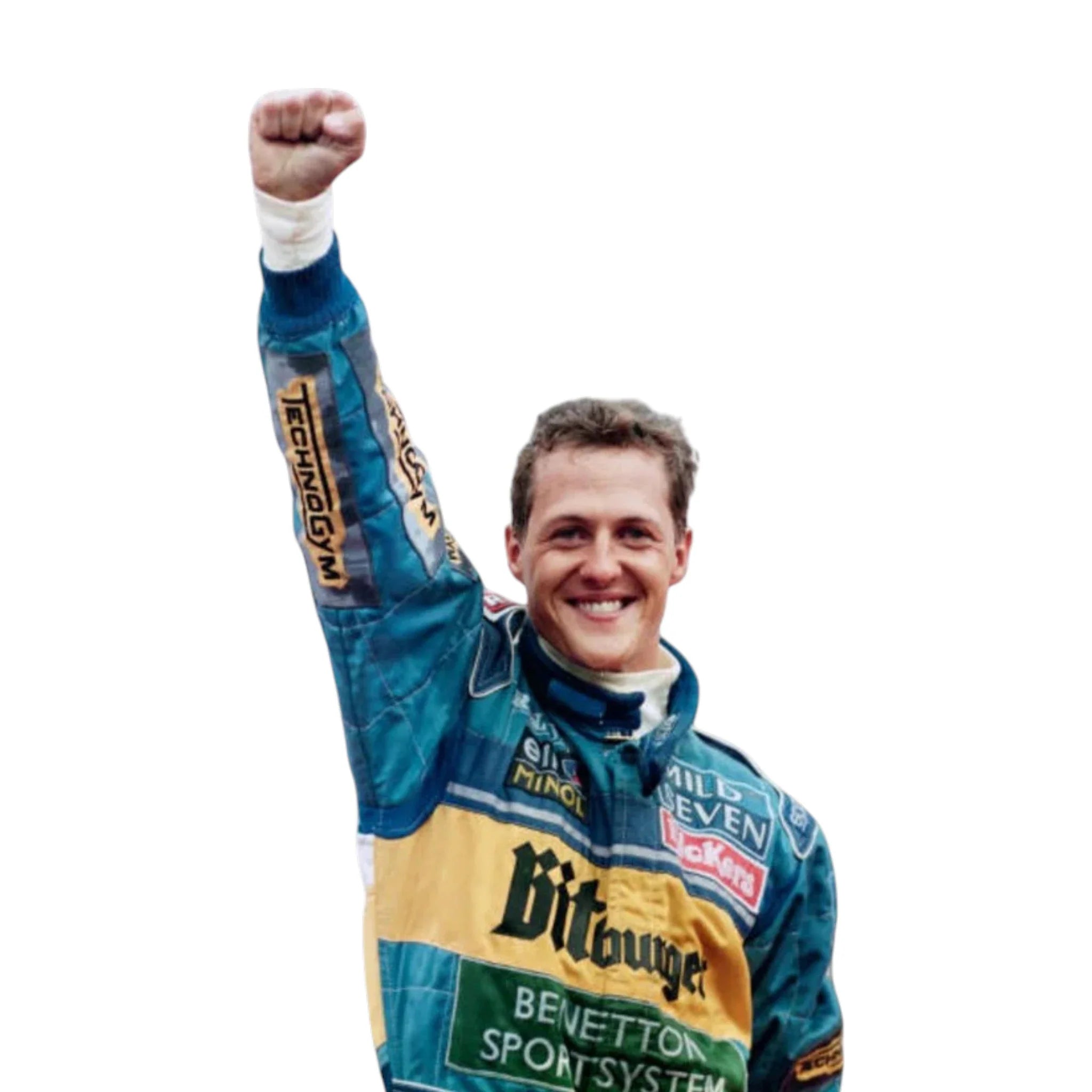 Michael Schumacher 1995 Benetton F1 Racing Suit detail view 4 - Grand Flex Racewear
