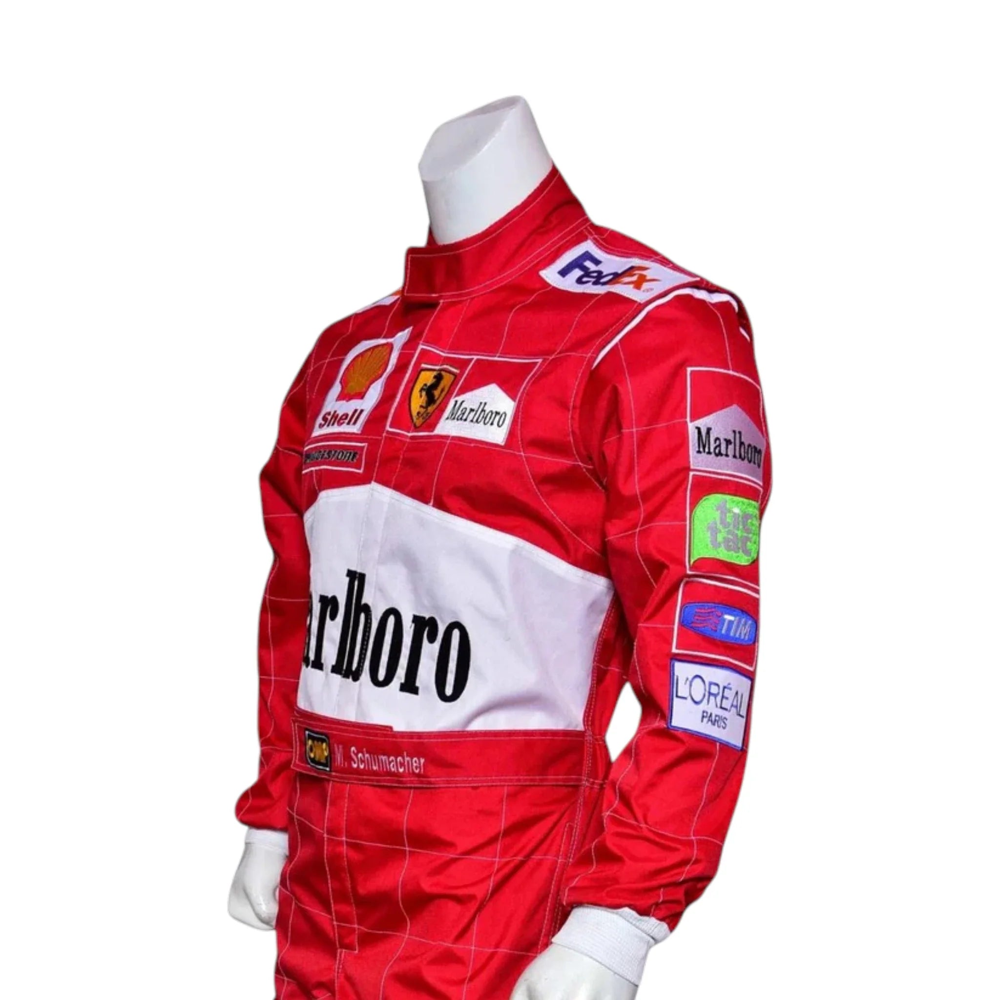 Michael Schumacher 2000 Ferrari F1 Racing Suit detail view 5 - Grand Flex Racewear