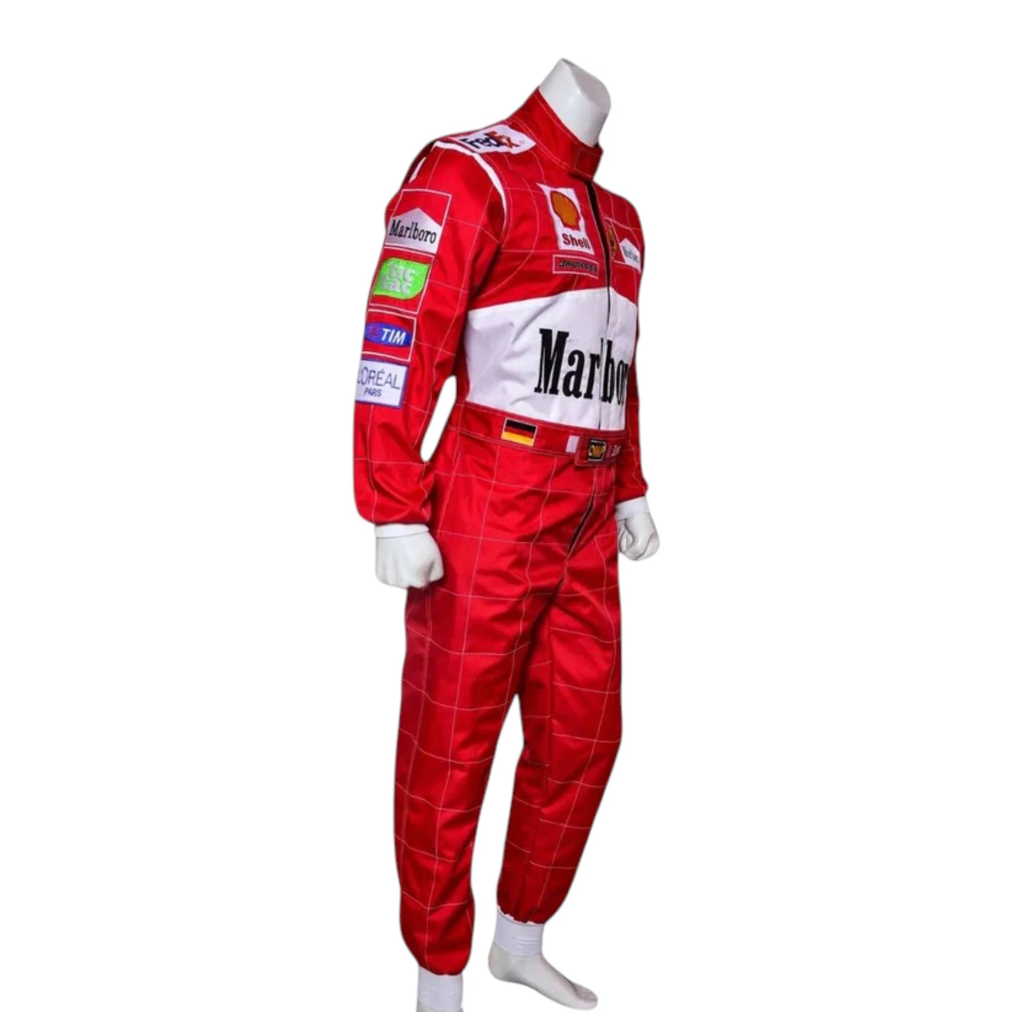 Michael Schumacher 2001 Ferrari Belgian GP F1 Racing Suit detail view 6 - Grand Flex Racewear