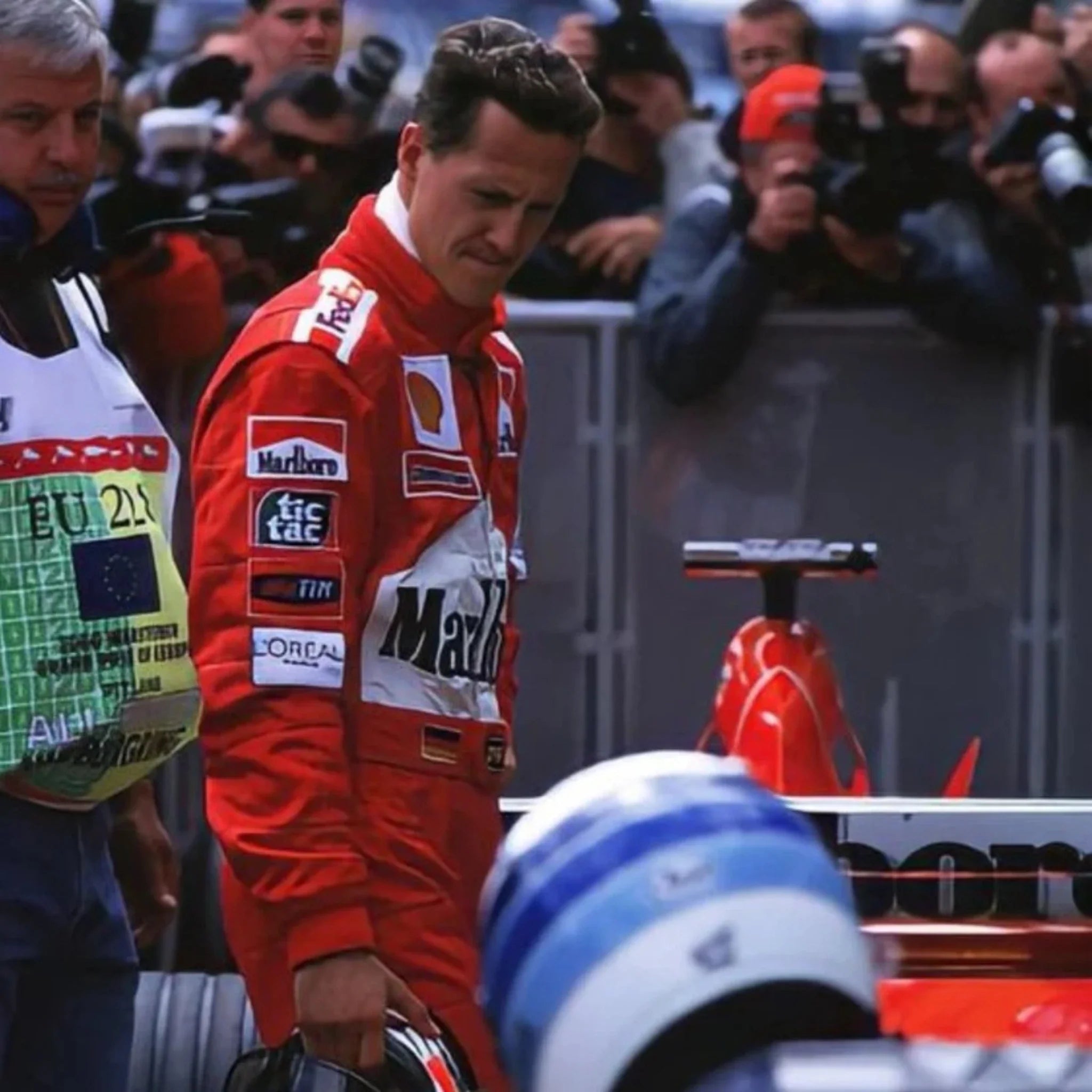 Michael Schumacher 2002 Ferrari F1 Racing Suit detail view 5 - Grand Flex Racewear