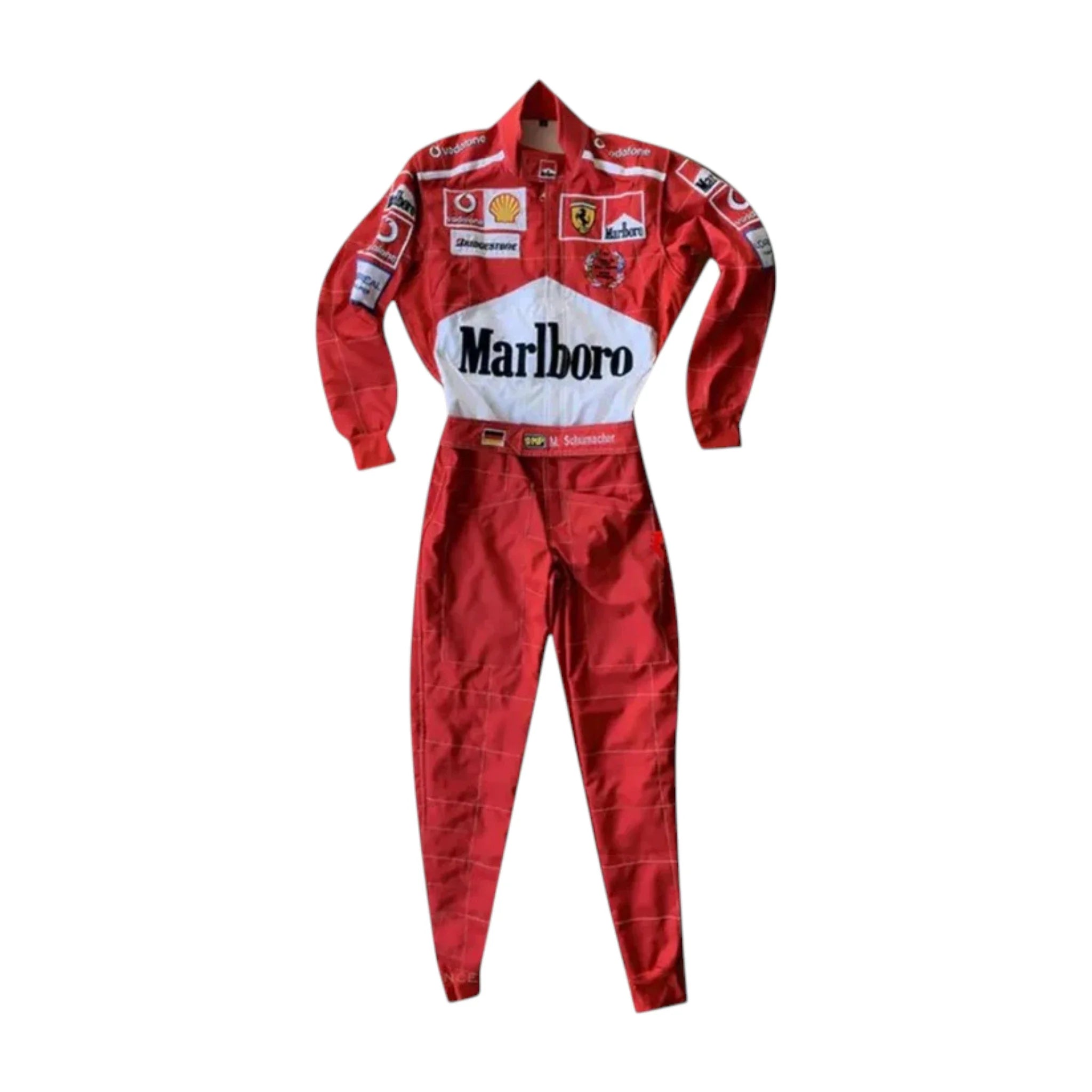Michael Schumacher 2005 Ferrari F1 Racing Suit product view - Grand Flex Racewear