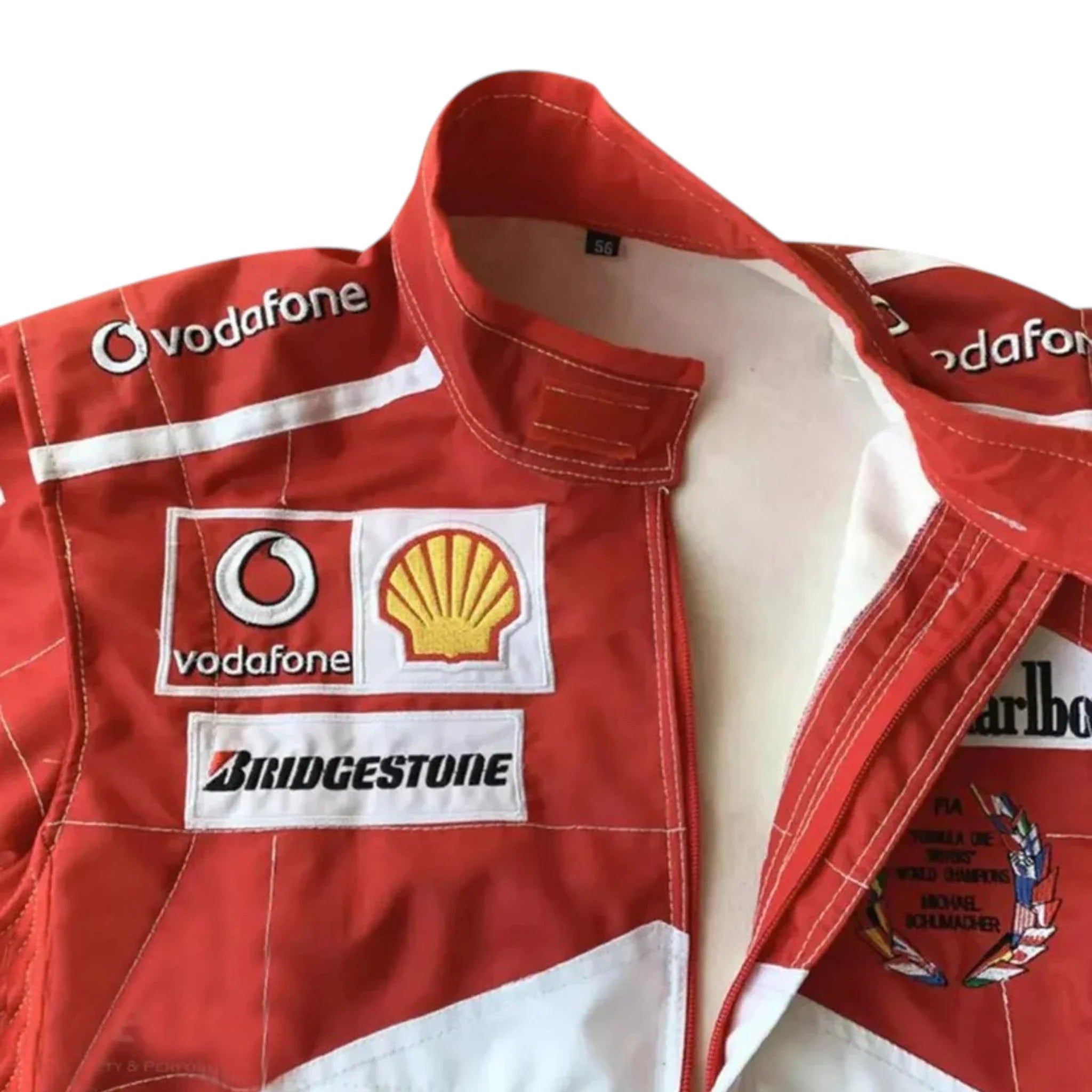 Michael Schumacher 2005 Ferrari F1 Racing Suit detail view 5 - Grand Flex Racewear