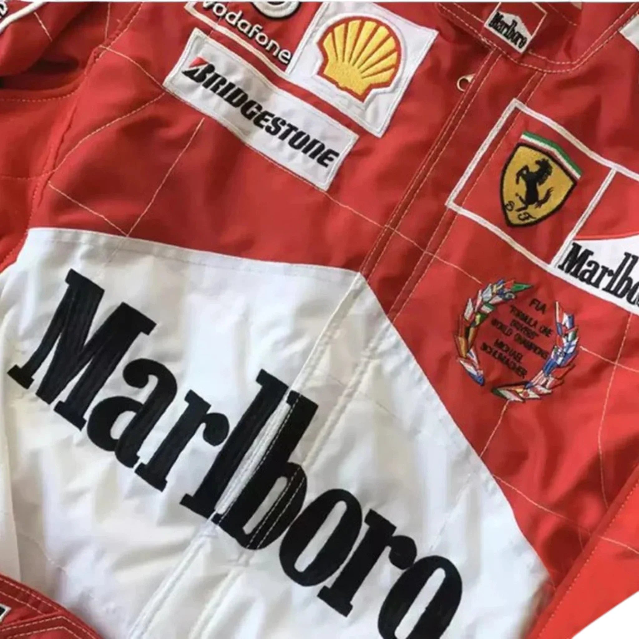 Michael Schumacher 2005 Ferrari F1 Racing Suit detail view 6 - Grand Flex Racewear