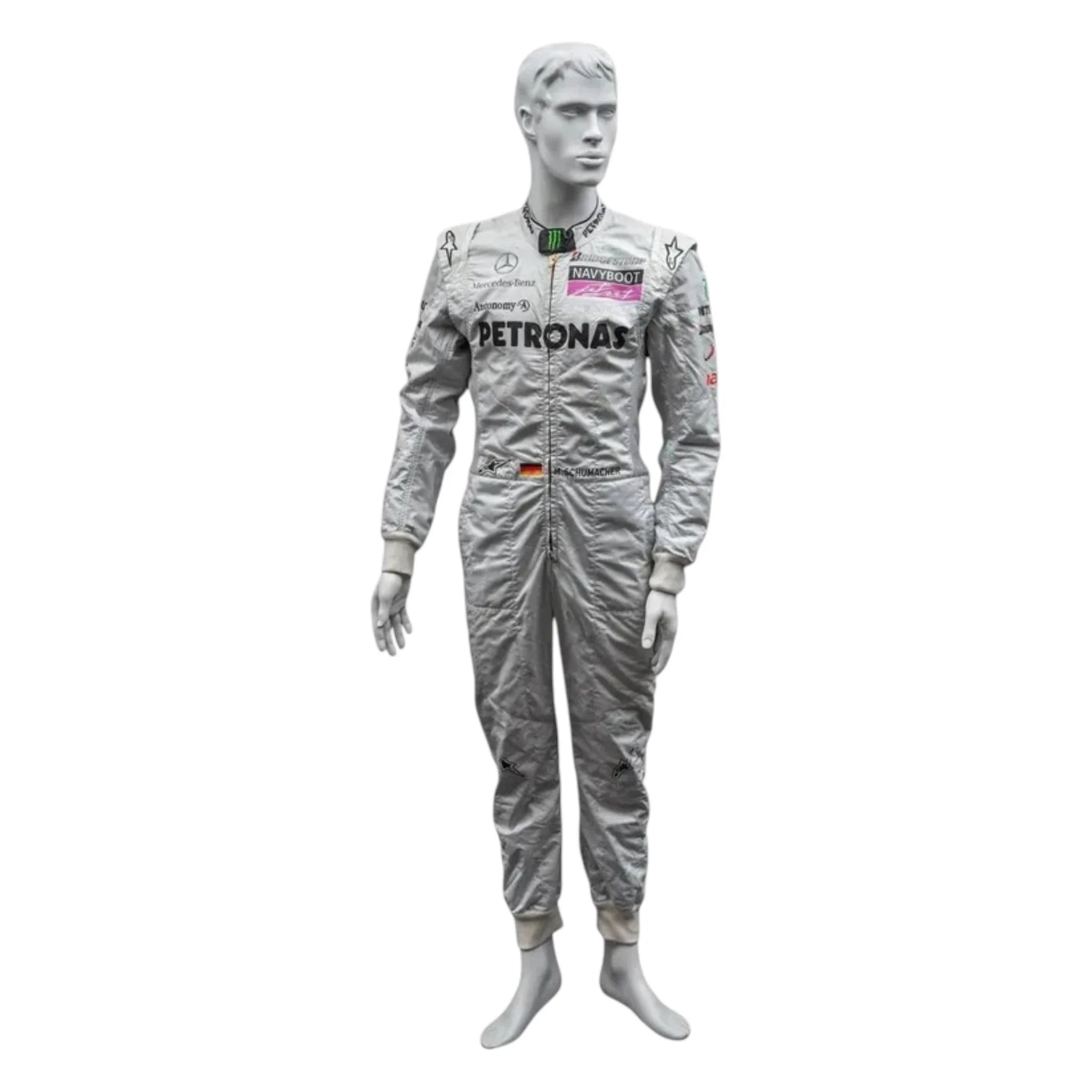 Michael Schumacher 2010 Mercedes-AMG Petronas F1 Racing Suit detail view 4 - Grand Flex Racewear