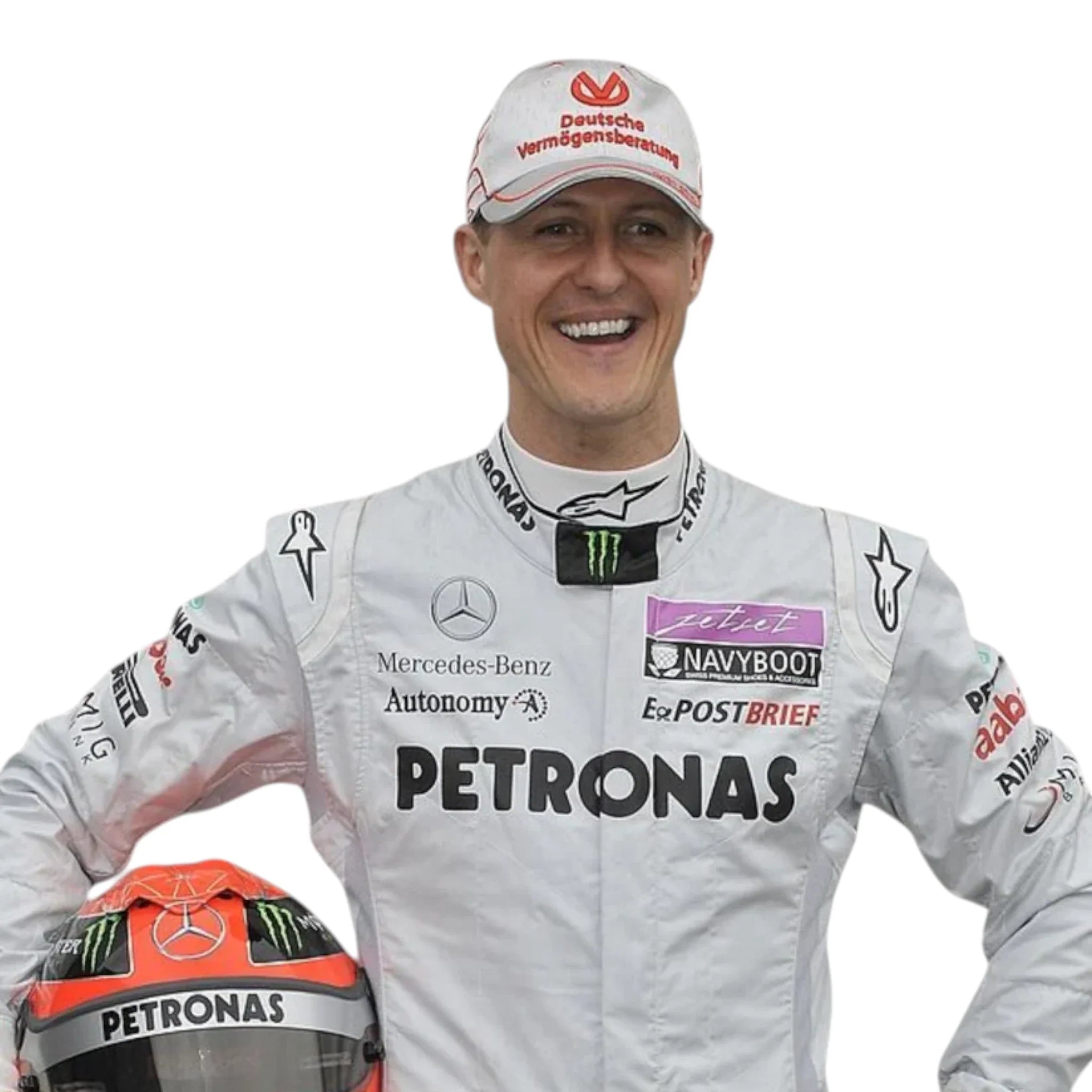 Michael Schumacher 2011 Mercedes-AMG Petronas F1 Racing Suit detail view 4 - Grand Flex Racewear