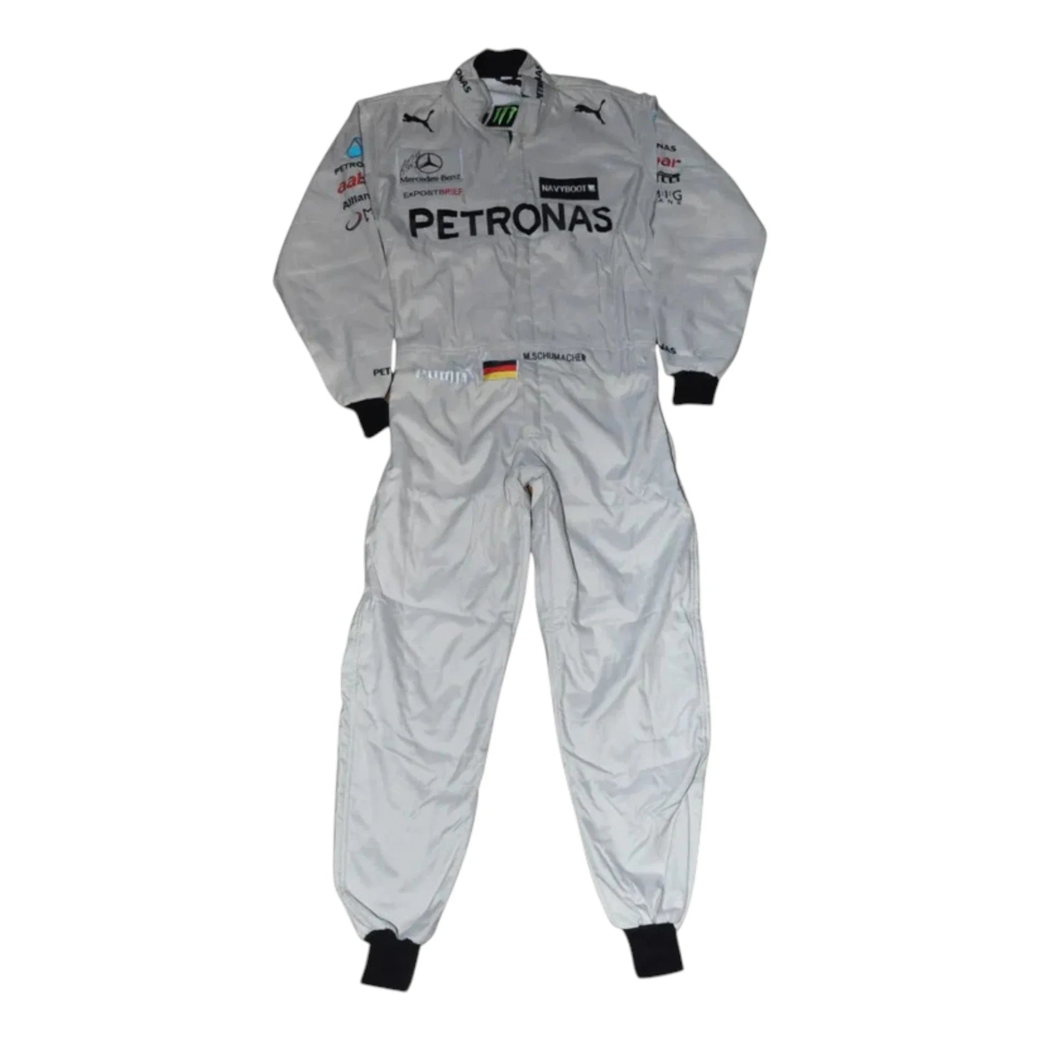 Michael Schumacher 2012 Mercedes-AMG Petronas F1 Racing Suit detail view 3 - Grand Flex Racewear