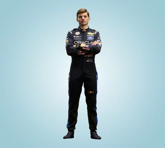 Max Verstappen #1 2026 Oracle Red Bull Ford Racing Formula 1 Race Suit
2026 Max Verstappen Oracle Red Bull Racing Driver Suit Replica