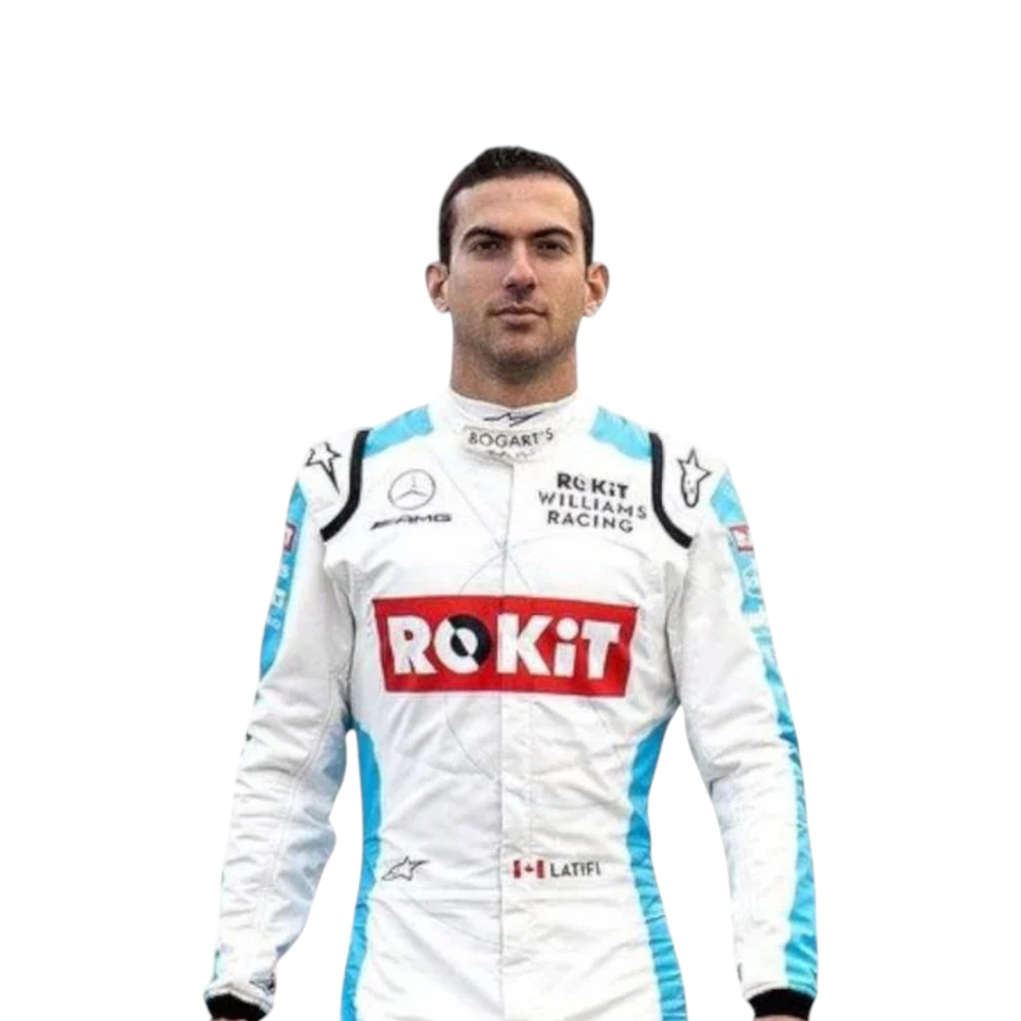 Nicholas Latifi 2020 Williams F1 Race Suit detail view 2 - Grand Flex Racewear