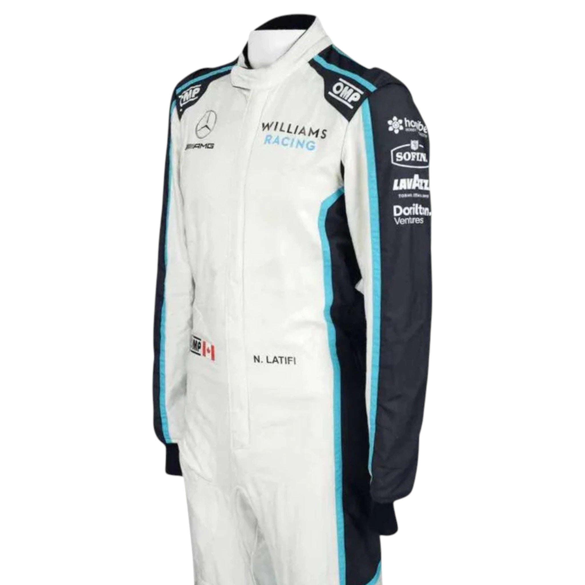 Nicholas Latifi 2021 Williams F1 Race Suit detail view 2 - Grand Flex Racewear
