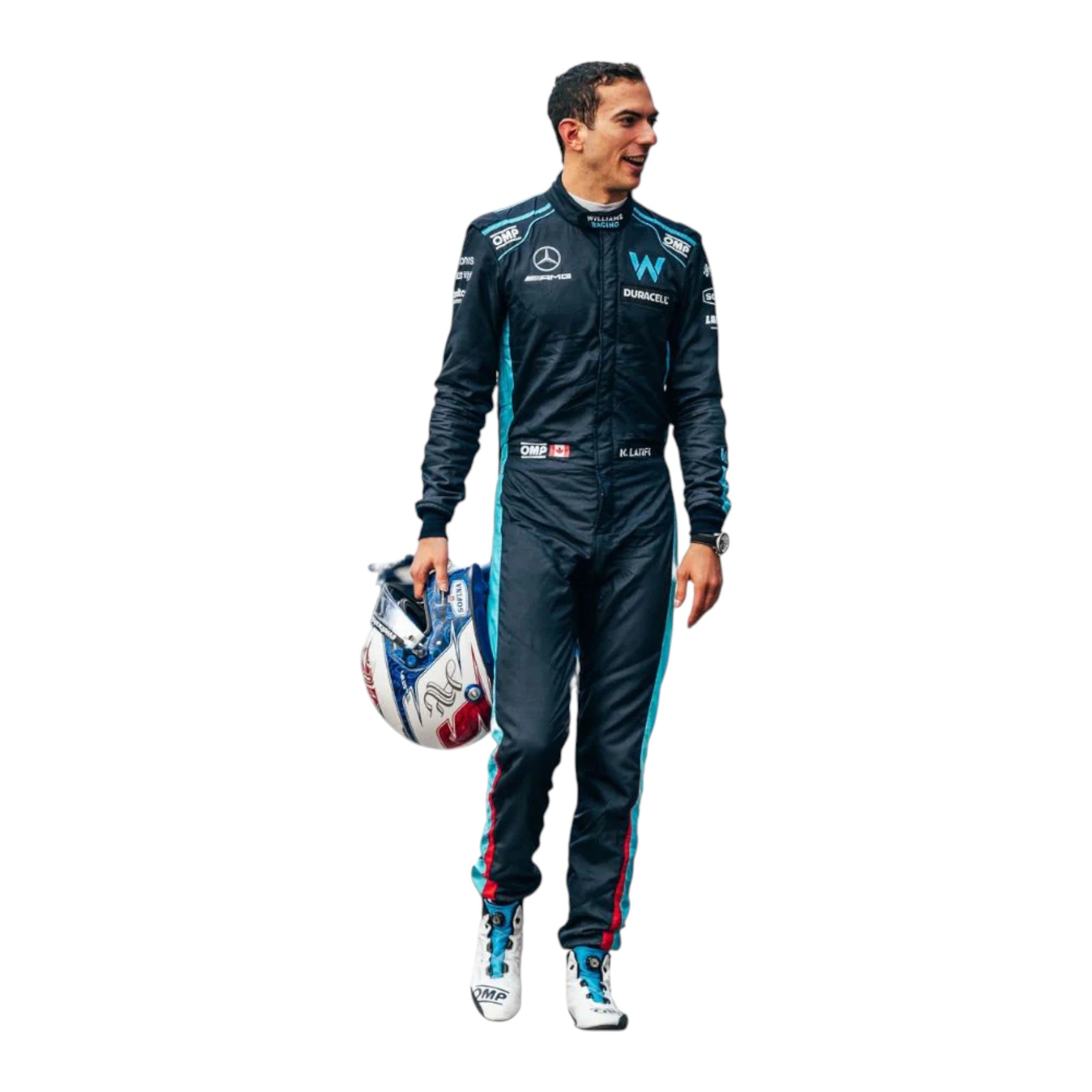 Nicholas Latifi 2022 Williams F1 Race Suit detail view 2 - Grand Flex Racewear