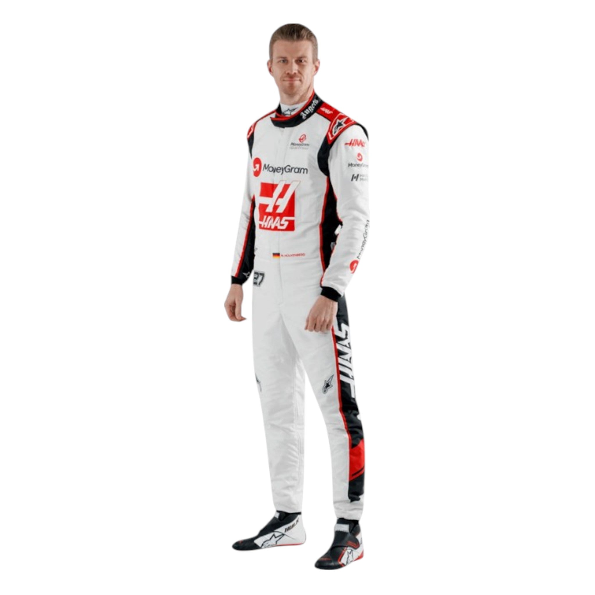Nico Hülkenberg 2023 Haas F1 Race Suit product view - Grand Flex Racewear