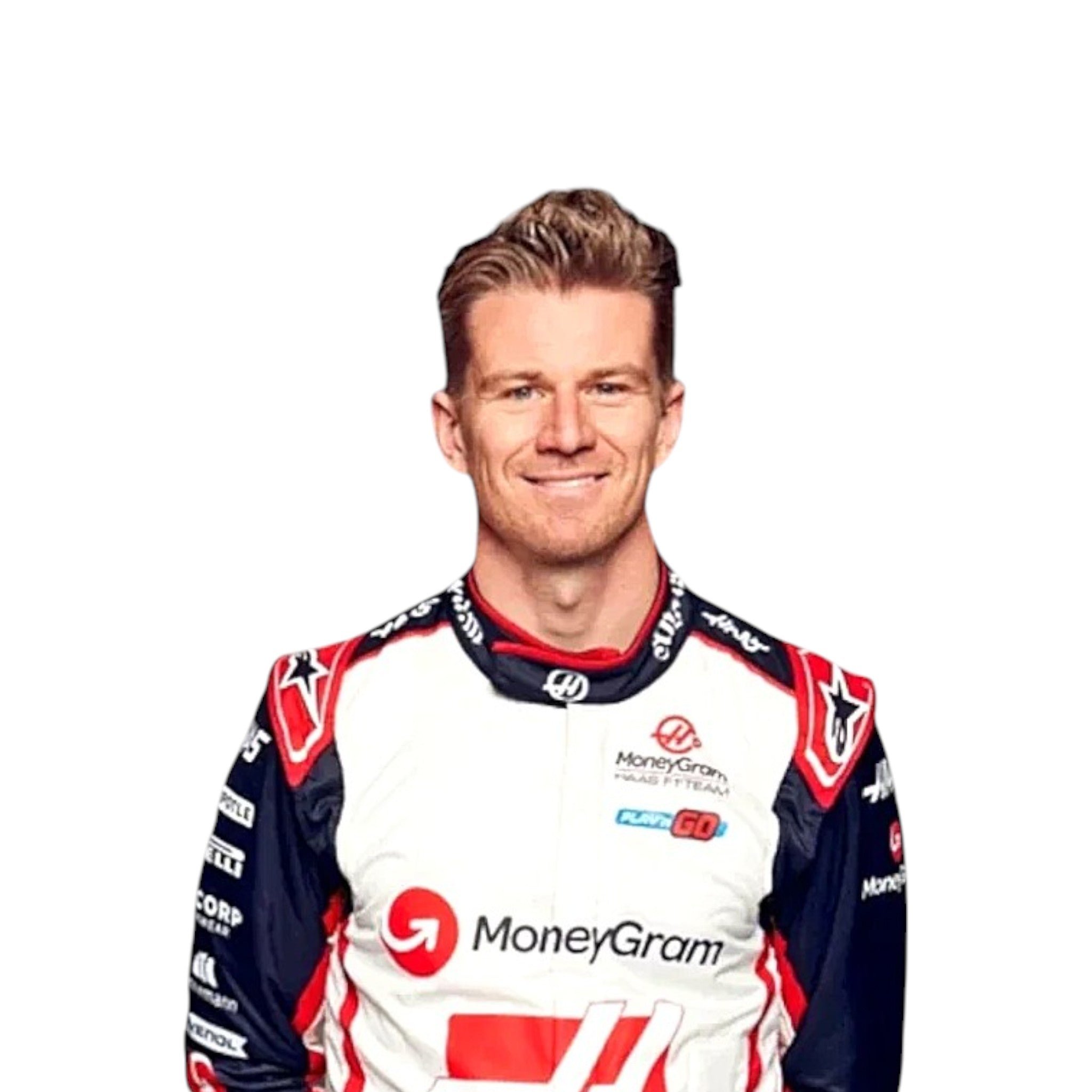 Nico Hülkenberg 2024 Haas F1 Race Suit product view - Grand Flex Racewear