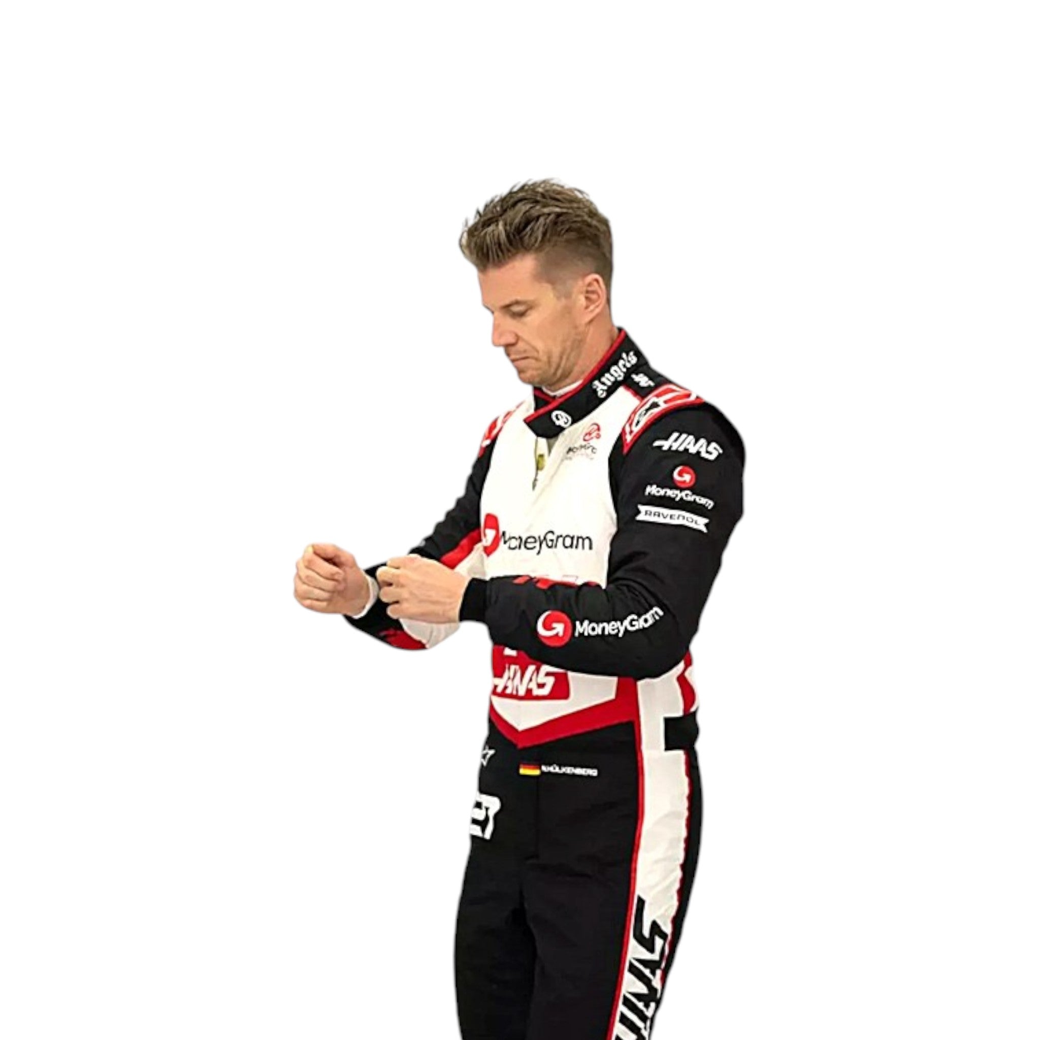 Nico Hülkenberg 2024 Haas F1 Race Suit detail view 2 - Grand Flex Racewear