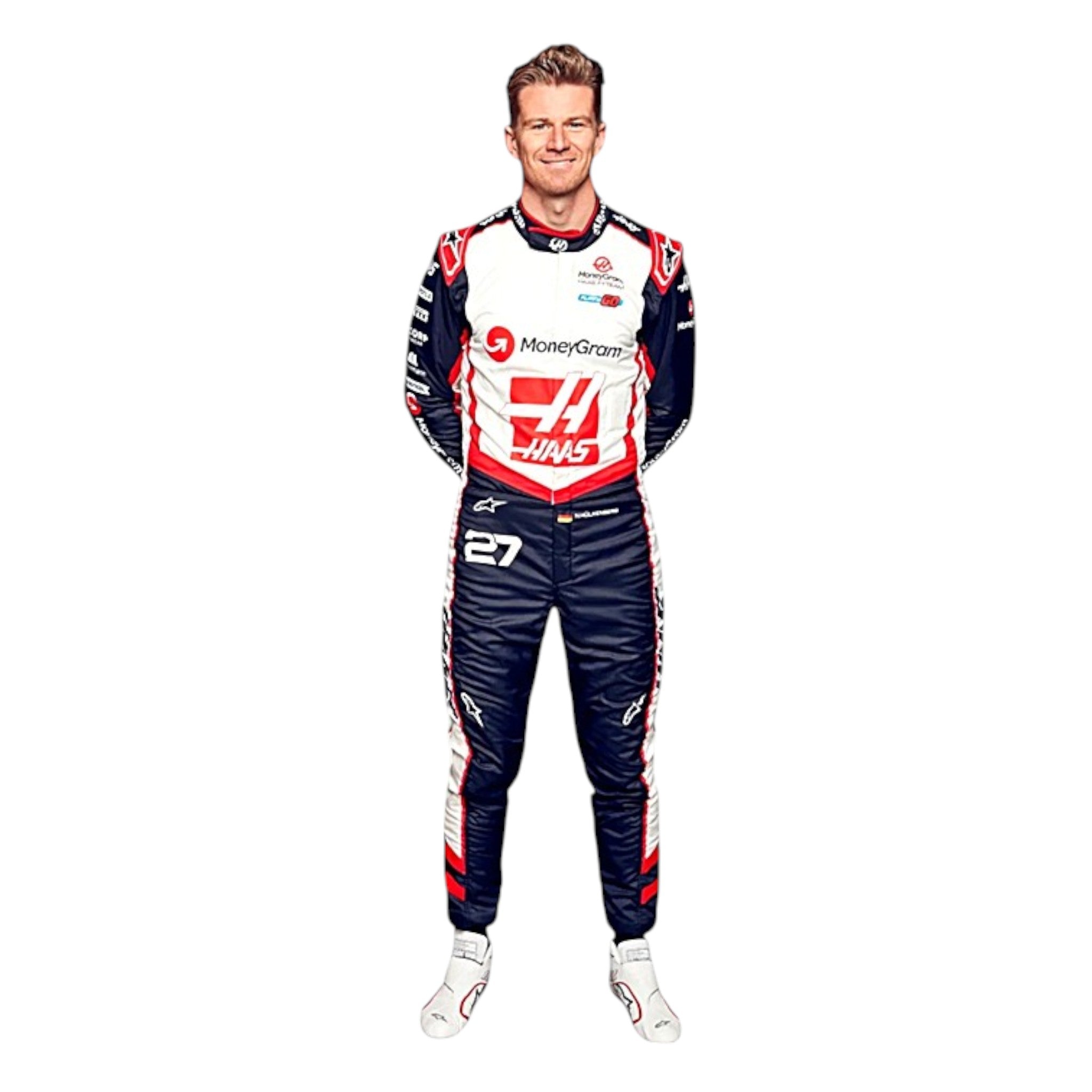 Nico Hülkenberg 2024 Haas F1 Race Suit detail view 3 - Grand Flex Racewear