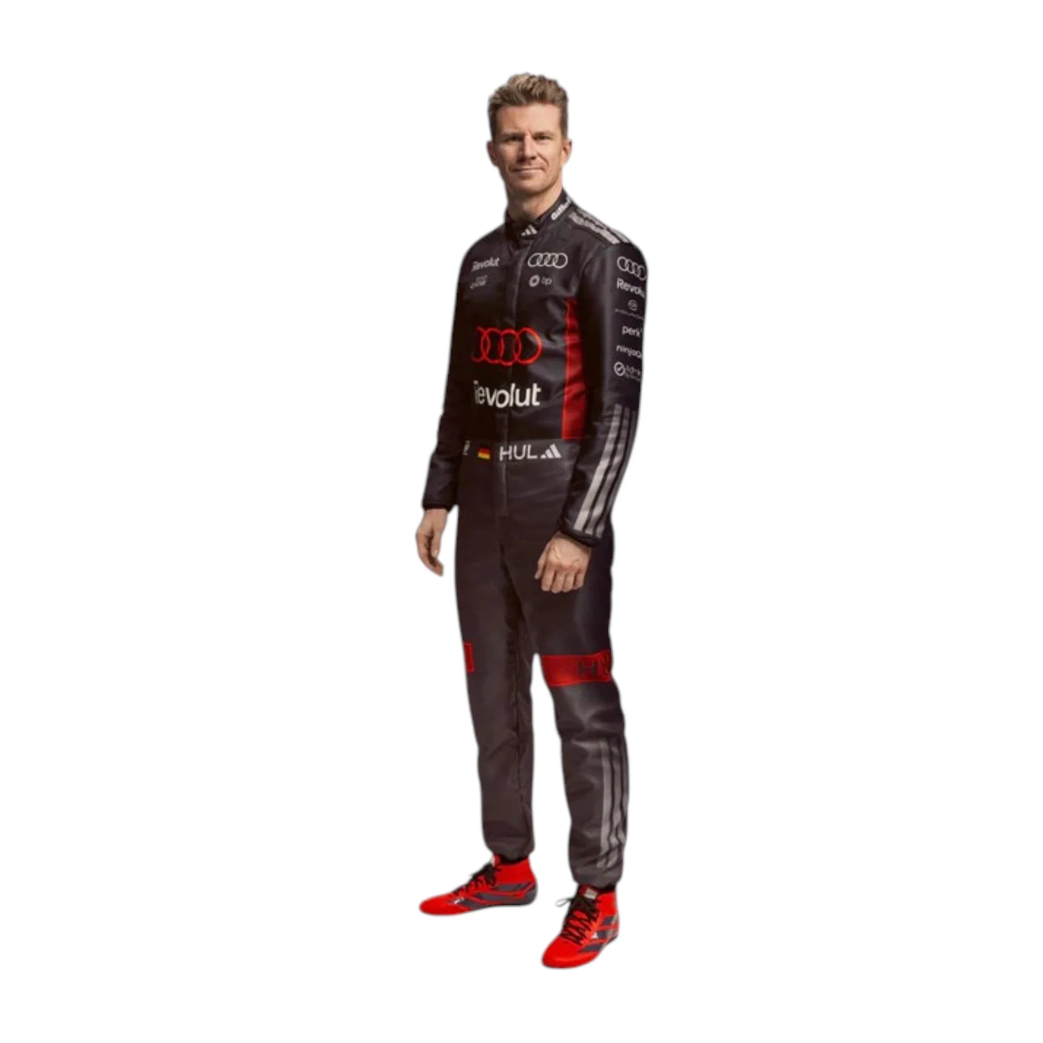 Nico Hülkenberg 2026 Audi F1 Race Suit detail view 2 - Grand Flex Racewear