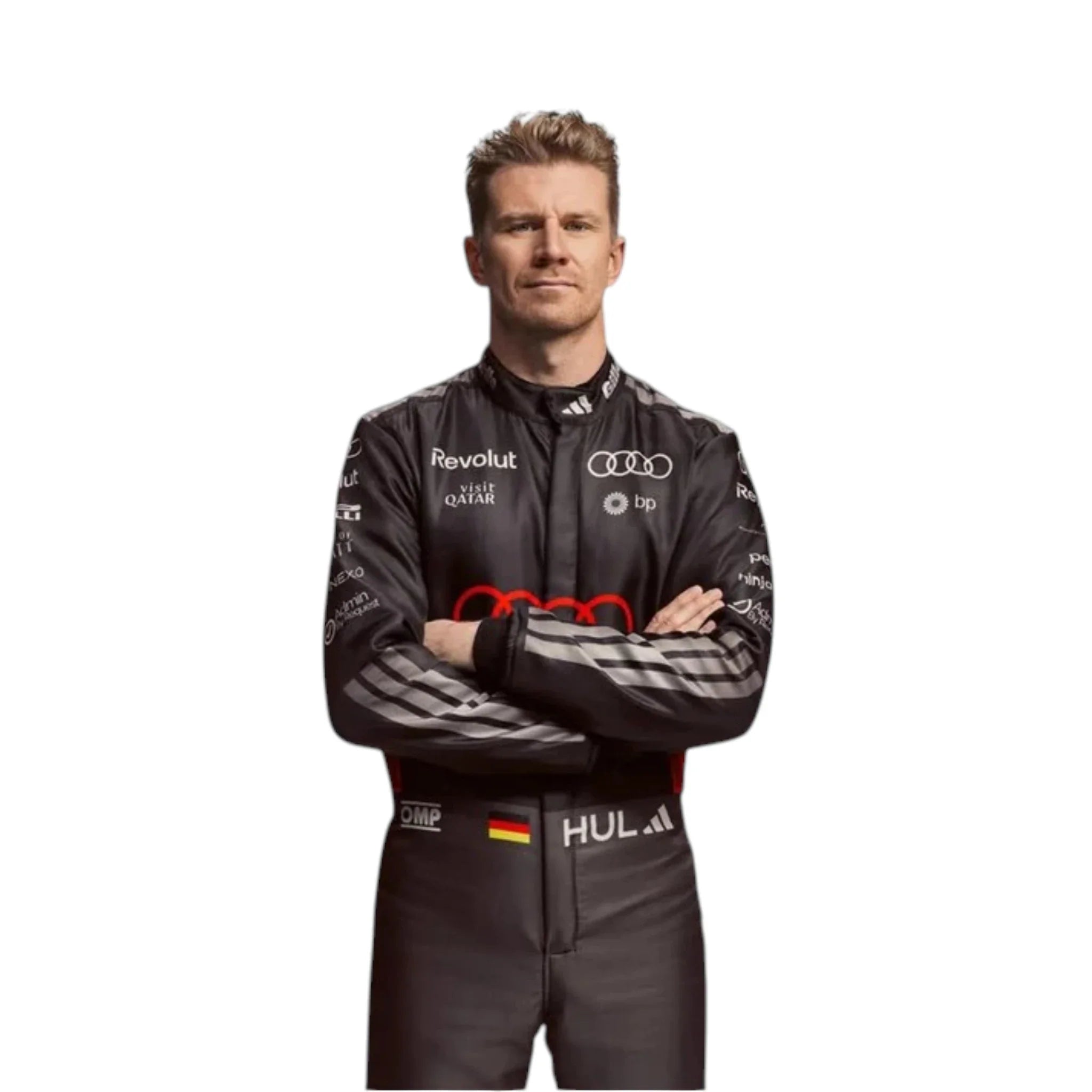 Nico Hülkenberg 2026 Audi F1 Race Suit detail view 4 - Grand Flex Racewear