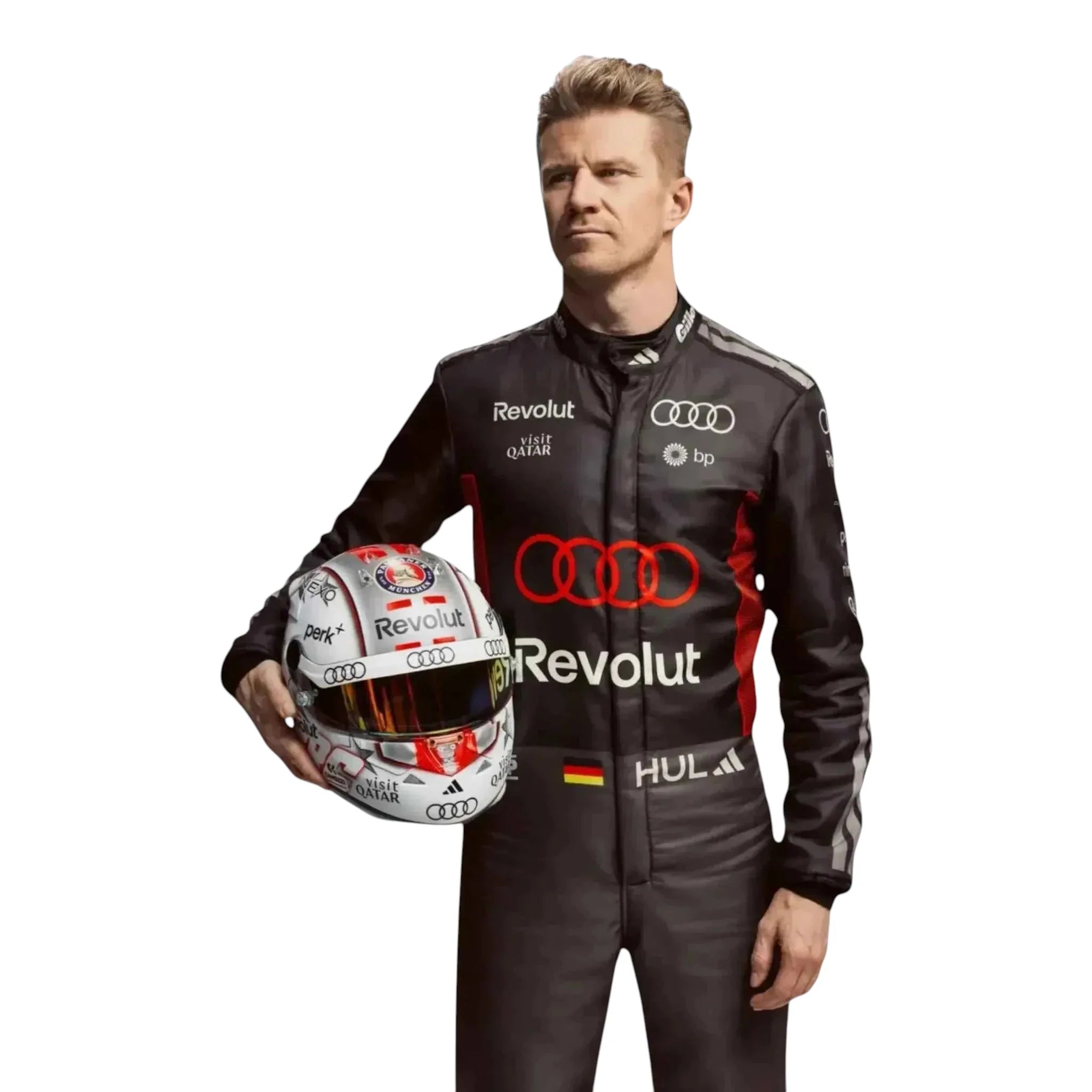 Nico Hülkenberg 2026 Audi F1 Race Suit detail view 5 - Grand Flex Racewear