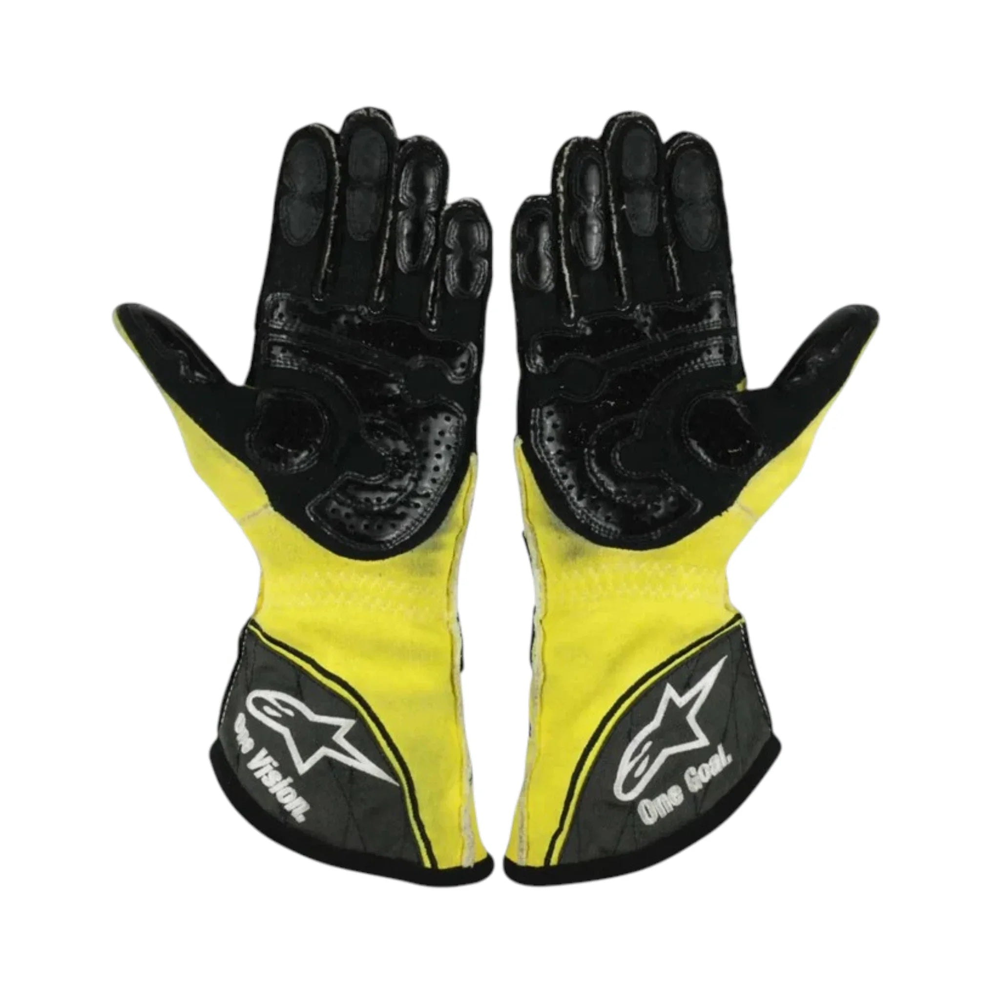 Nico Rosberg 2011 Mercedes-AMG Petronas F1 Racing Gloves detail view 2 - Grand Flex Racewear