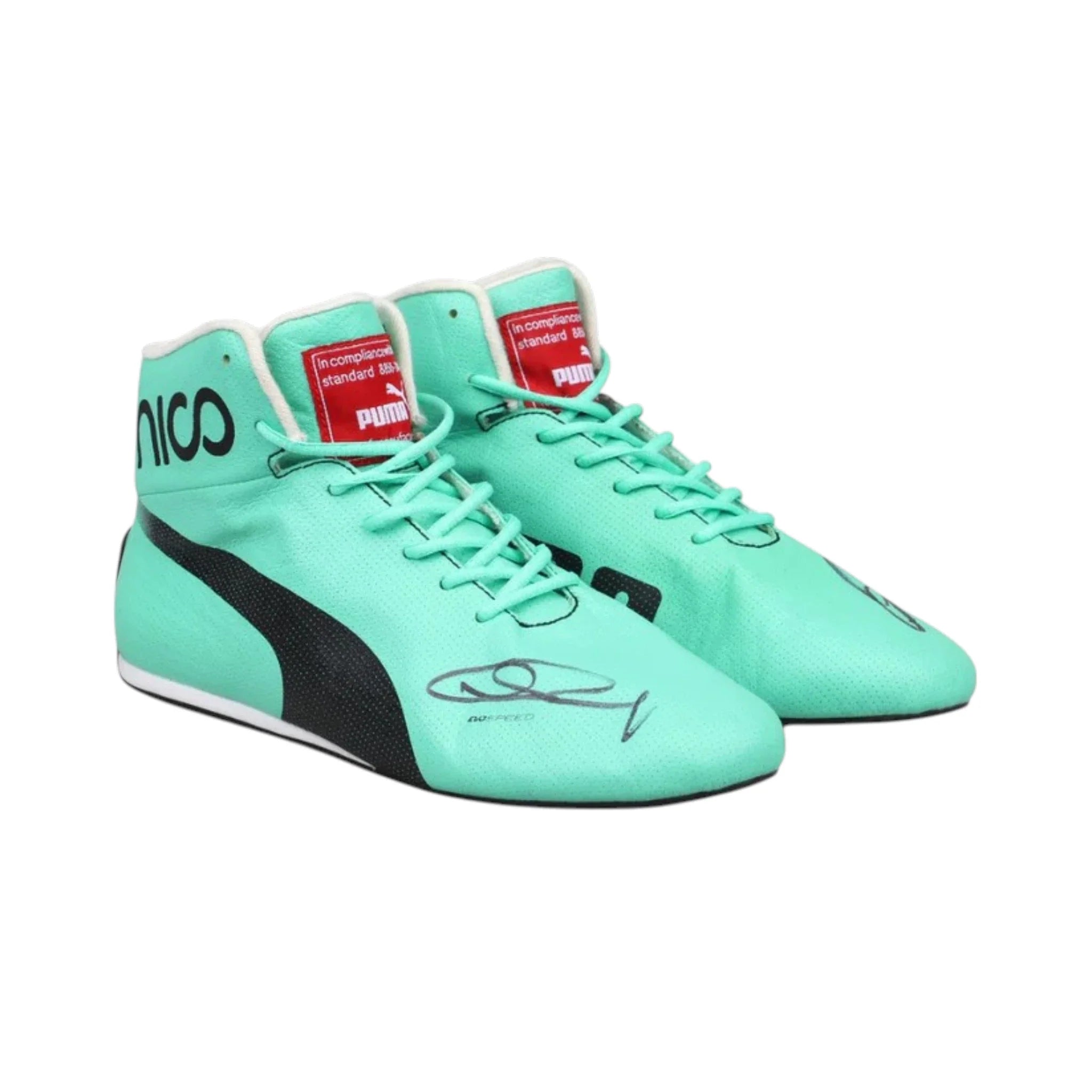 Nico Rosberg 2016 Mercedes-AMG Petronas F1 Racing Shoes product view - Grand Flex Racewear