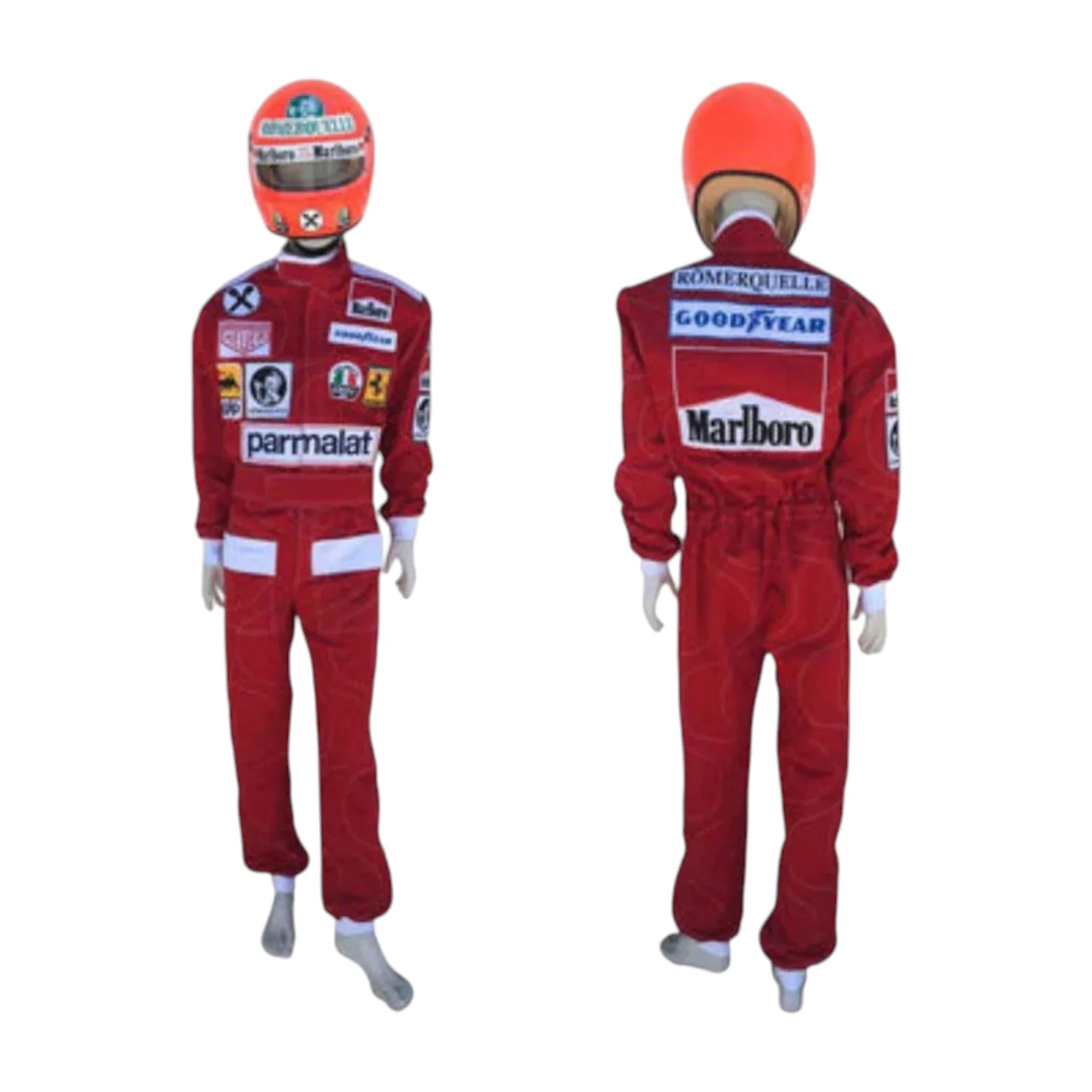 Niki Lauda 1976 Ferrari F1 Racing Suit detail view 3 - Grand Flex Racewear