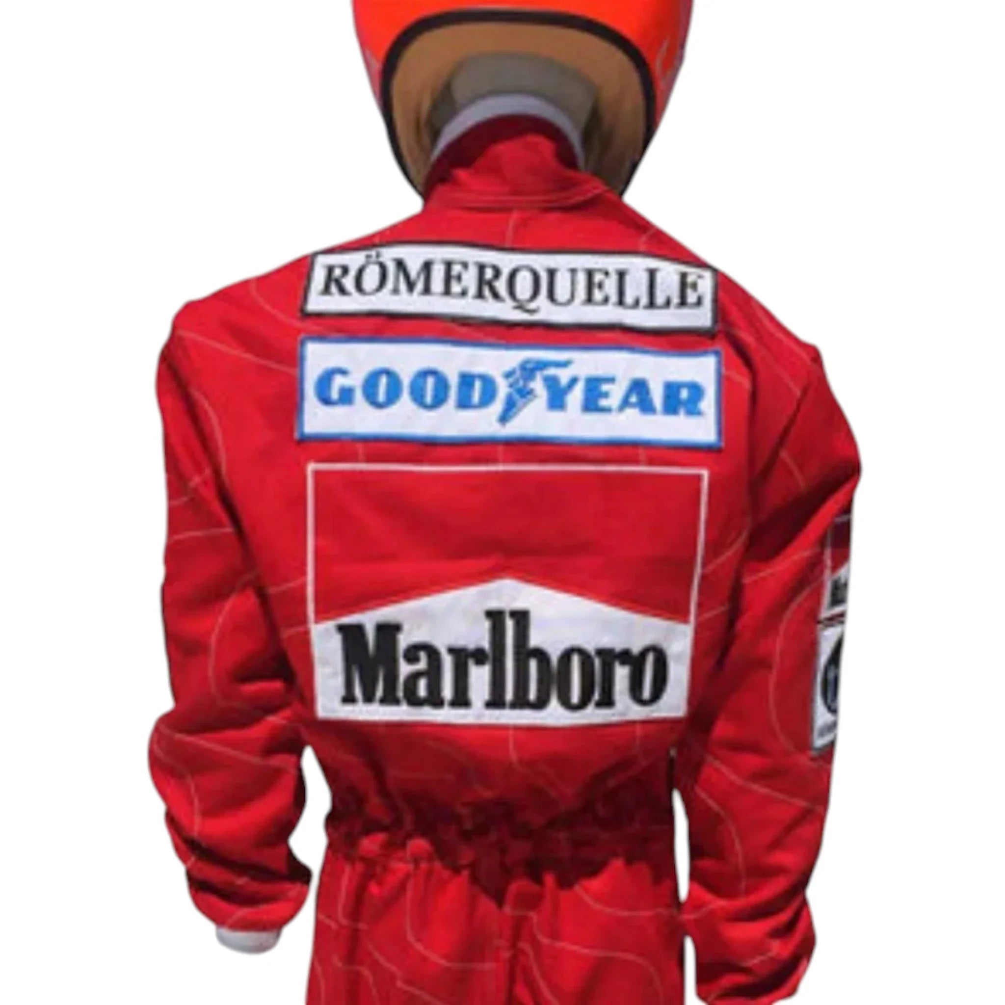 Niki Lauda 1976 Ferrari F1 Racing Suit detail view 6 - Grand Flex Racewear